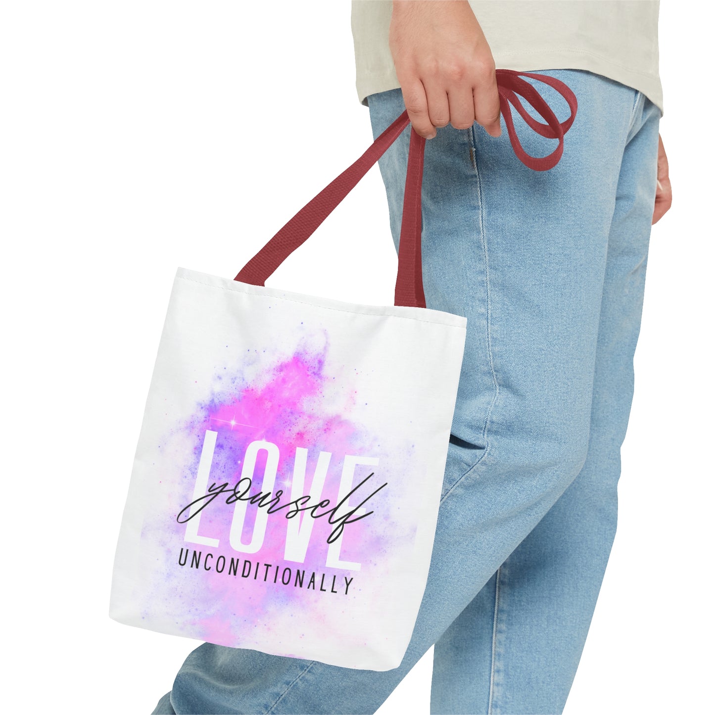 Love Unconditionally Tote Bag (AOP)