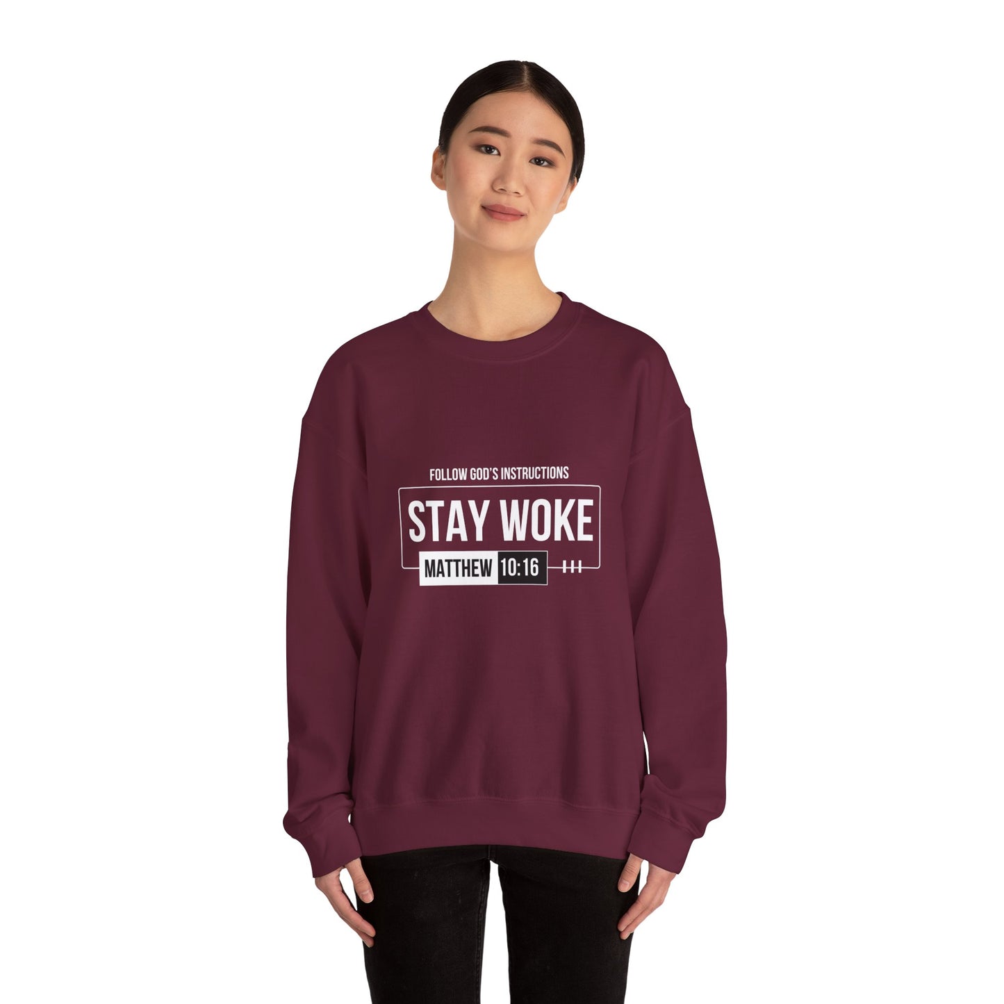 Stay Woke 1 Unisex Heavy Blend™ Crewneck Sweatshirt
