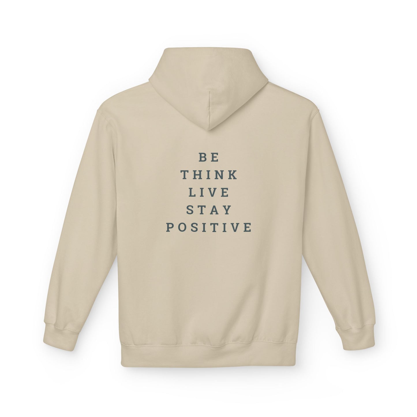 Positive Vibes Unisex Fleece Hoodie - Enjoy Life & Stay Positive