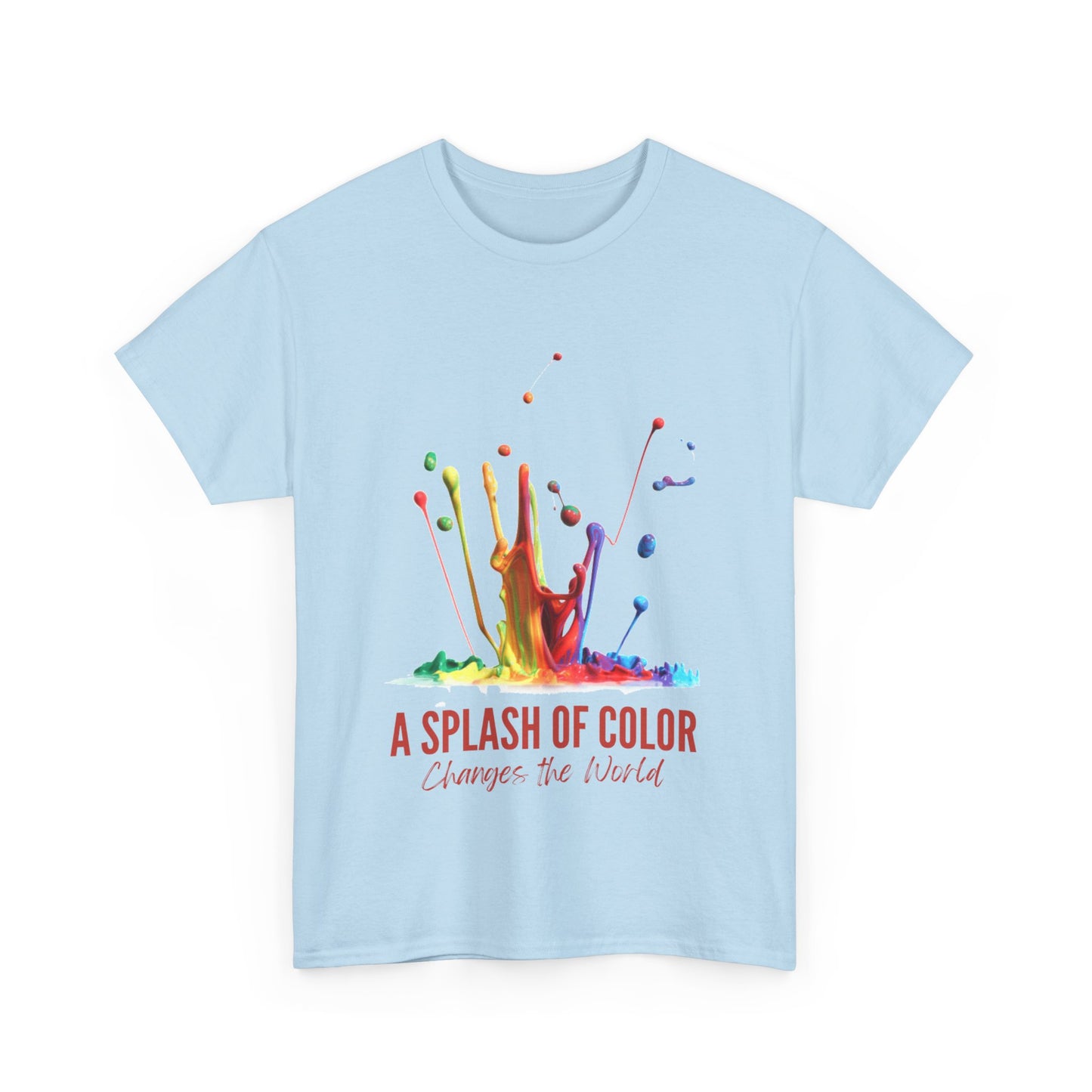 A Splash of Color Unisex Heavy Cotton Tee