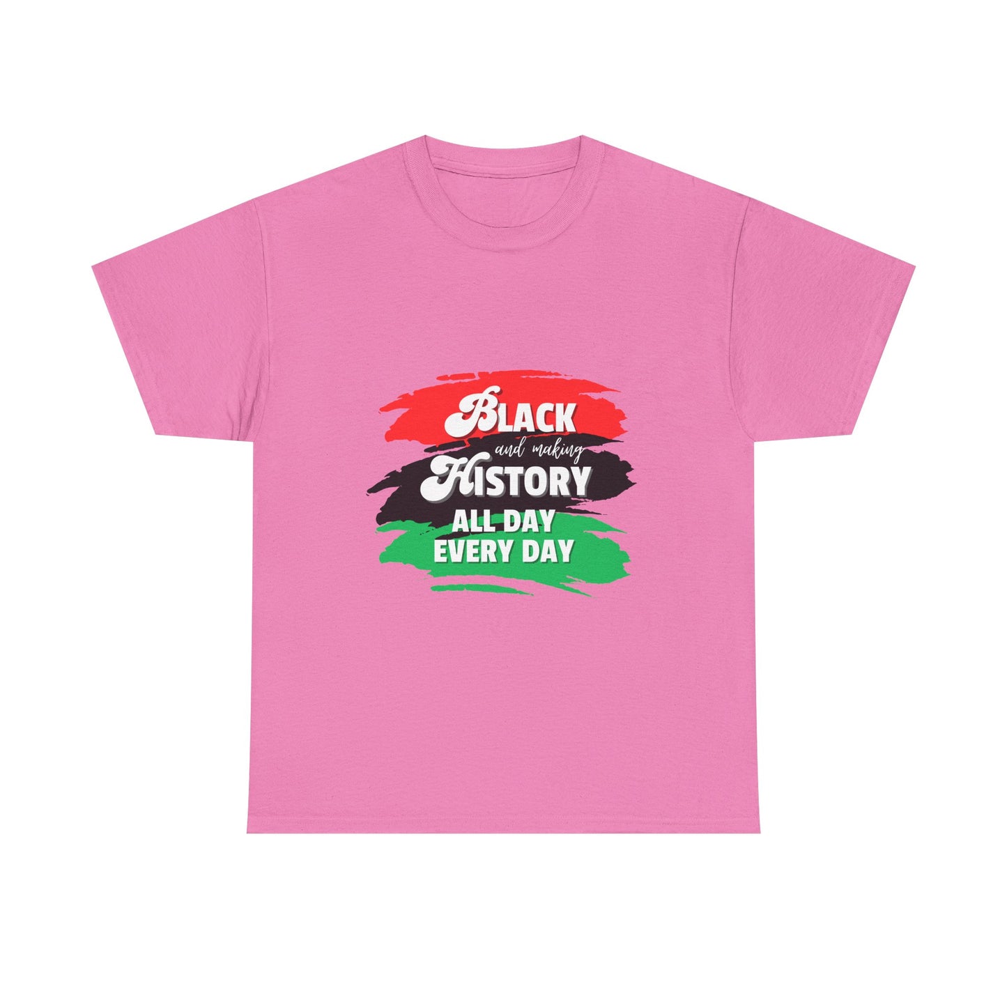 Black History Celebration Unisex Heavy Cotton Tee - All Day Every Day