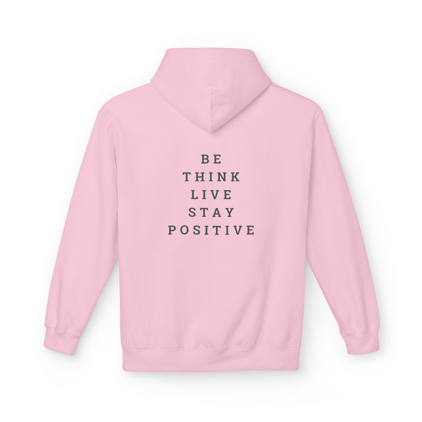 Positive Vibes Unisex Fleece Hoodie - Enjoy Life & Stay Positive