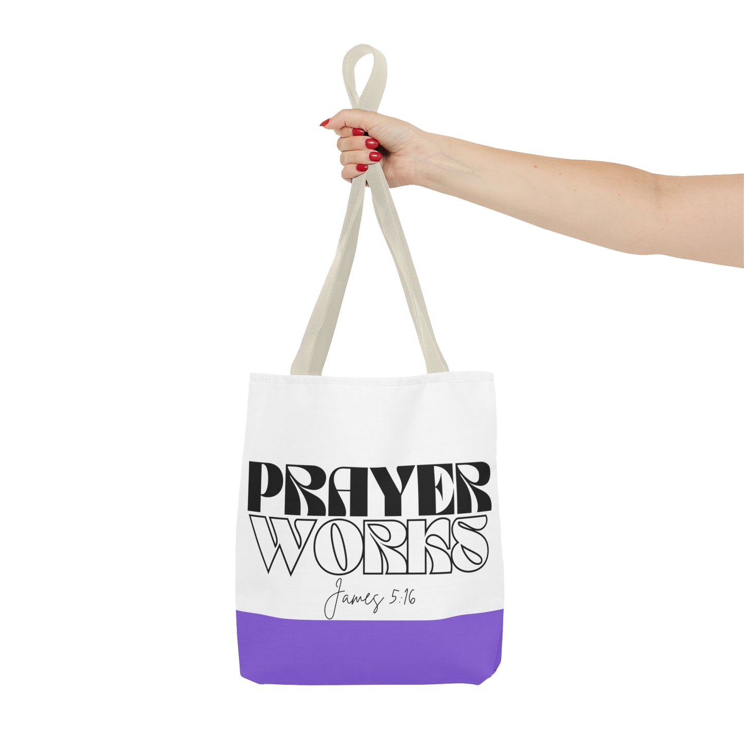 Prayer Works Tote Bag (AOP)