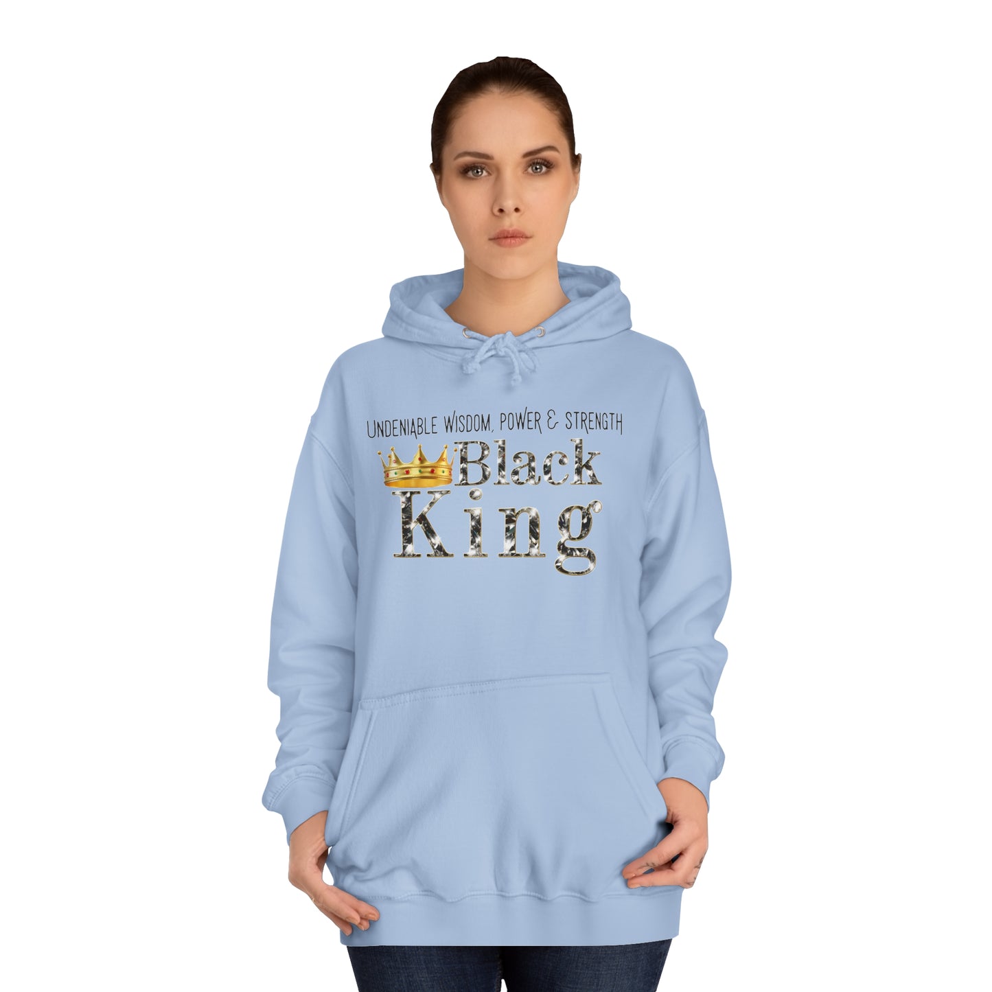 Black Royalty Unisex College Hoodie