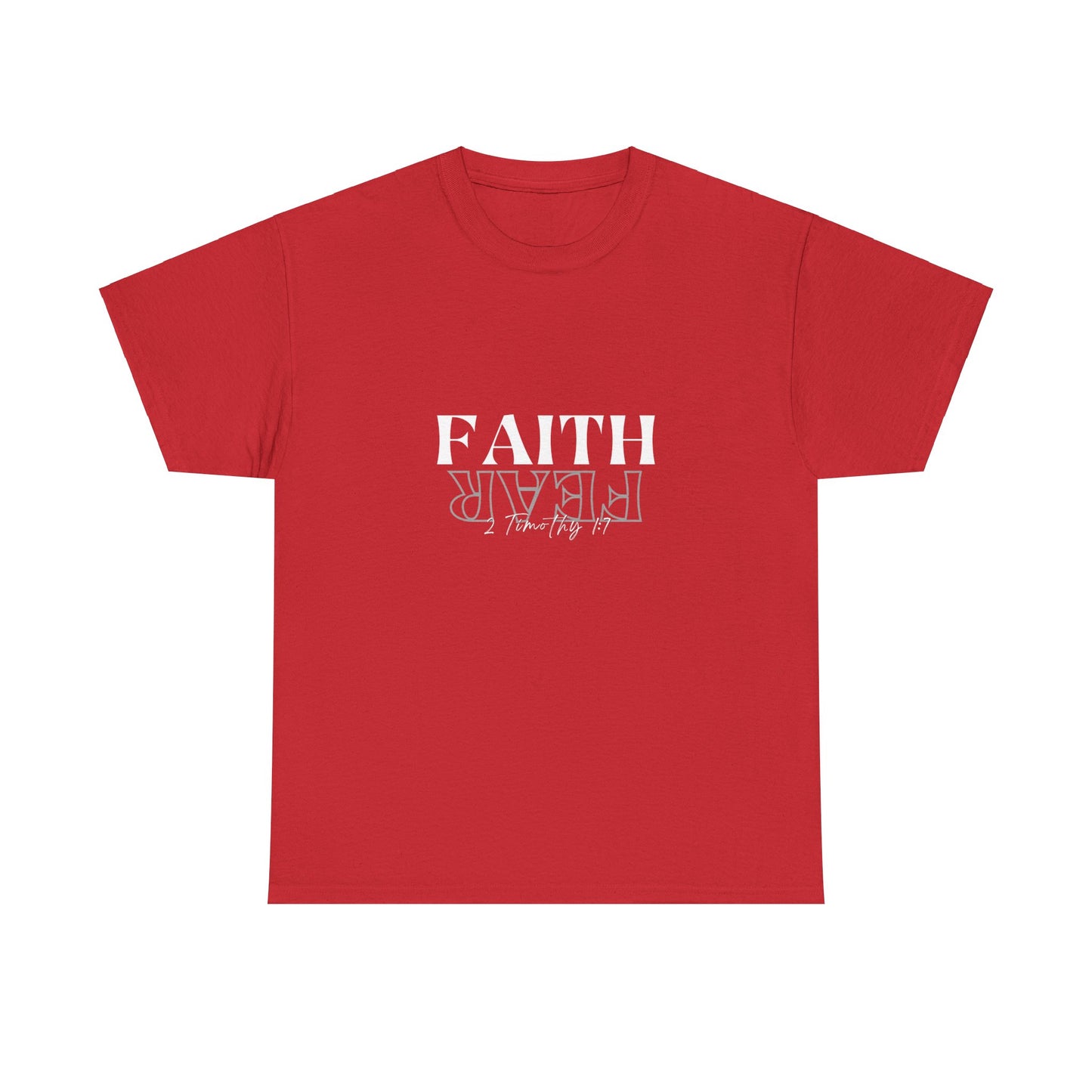 Faith Over Fear Unisex Heavy Cotton Tee