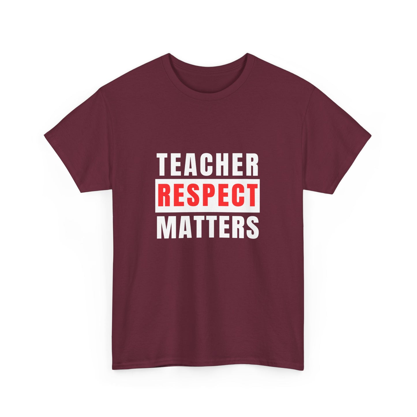 Teachers Matter Unisex Heavy Cotton Tee