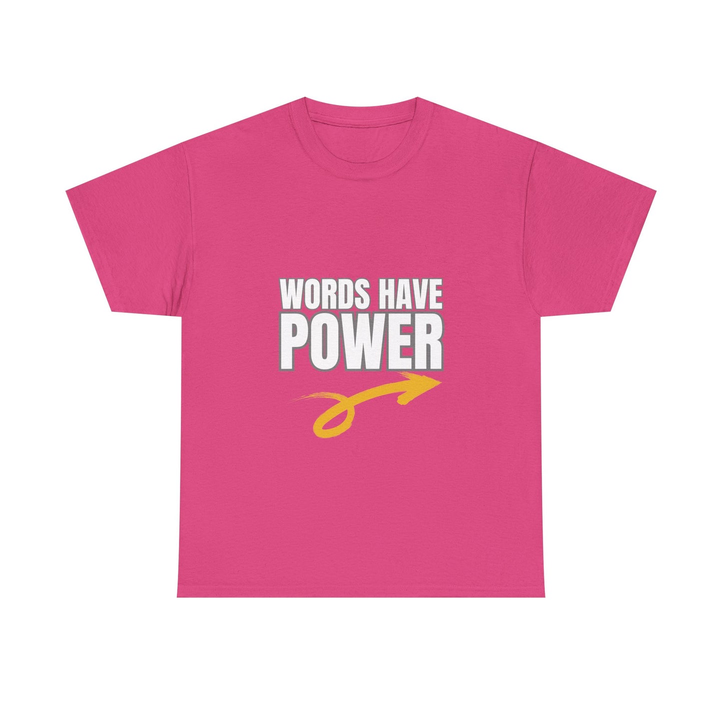 Words Have Power (Garvey) - Unisex Heavy Cotton Tee