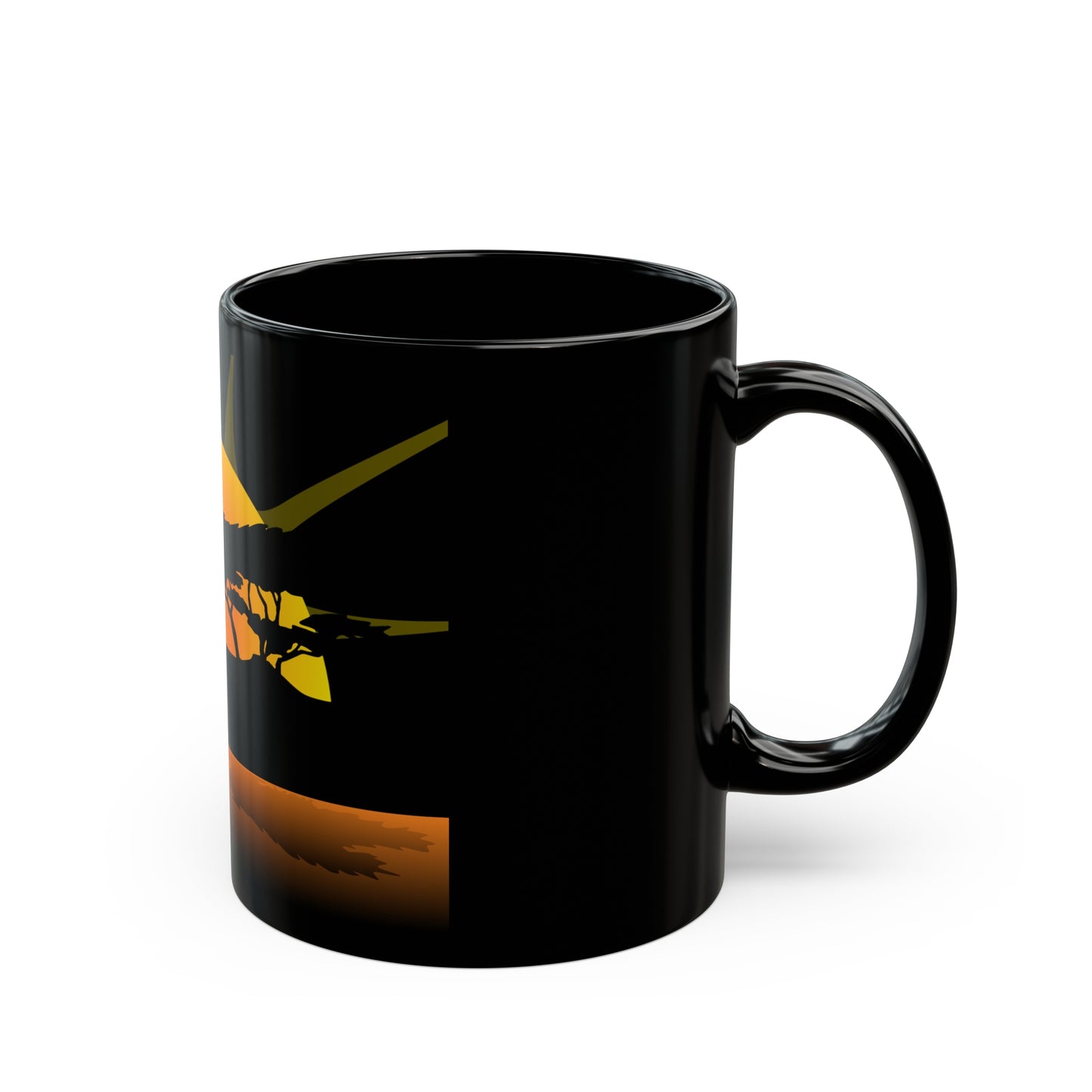 African Sunset Black Mug (11oz, 15oz)