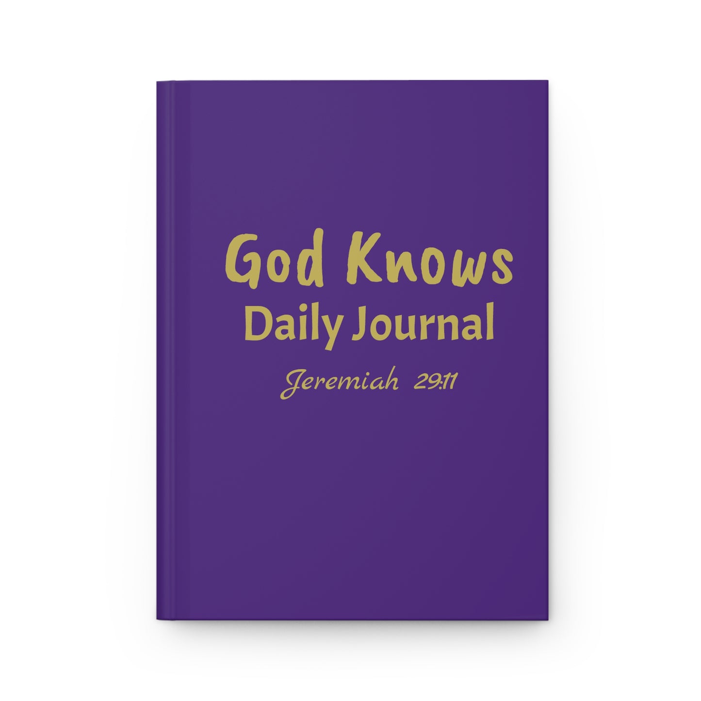 Daily Journal (Purple & Gold) Hardcover Journal Matte