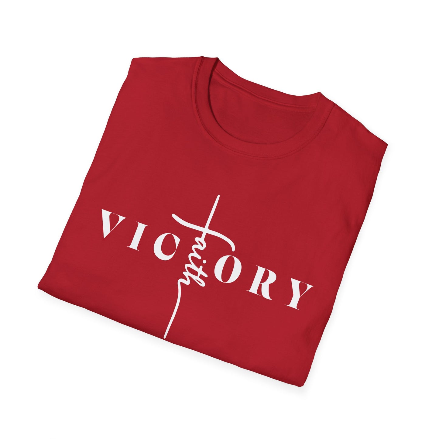 Faith & Victory Unisex Softstyle T-Shirt - Spiritual Inspirational Tee