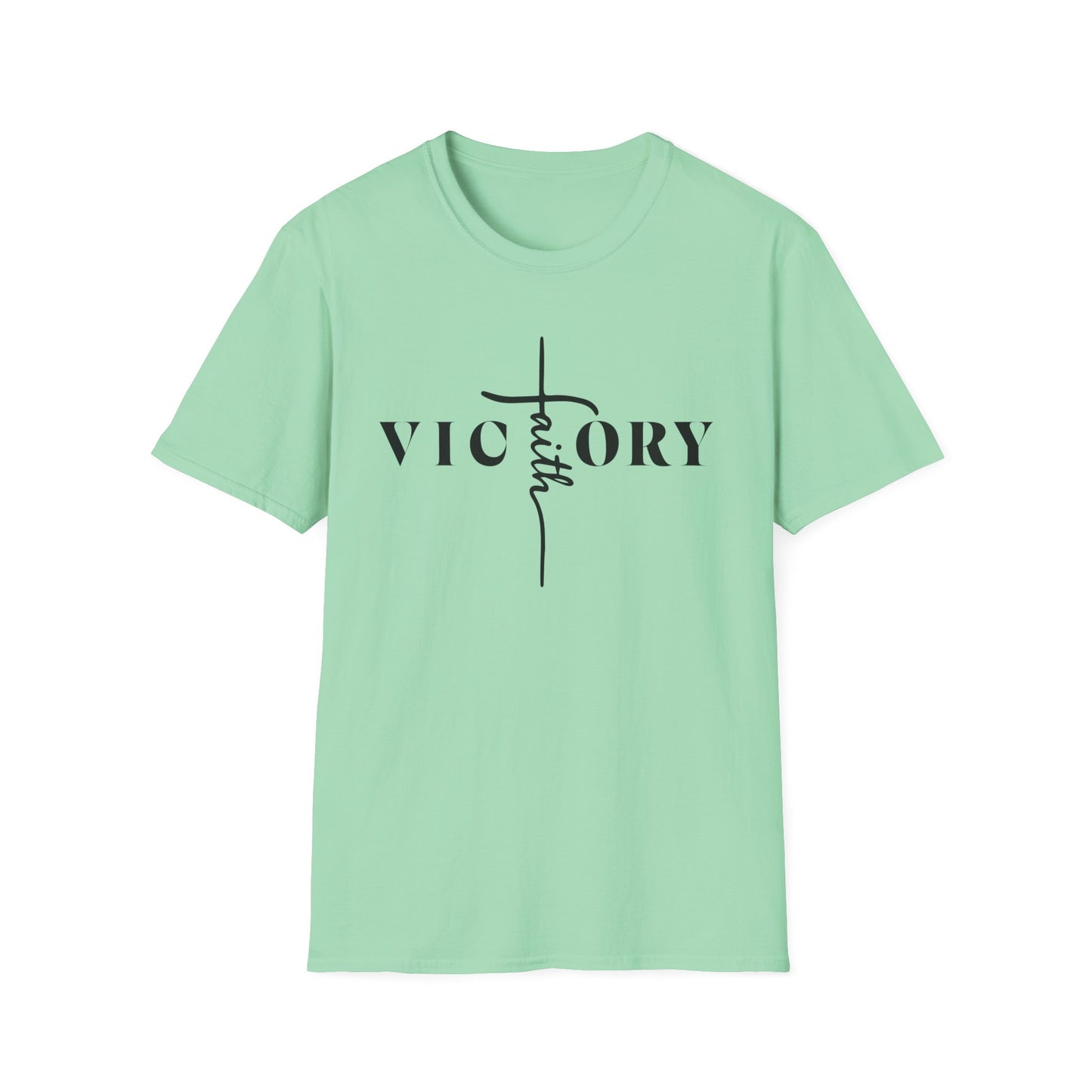 Faith & Victory Unisex Softstyle T-Shirt - Spiritual Inspirational Tee