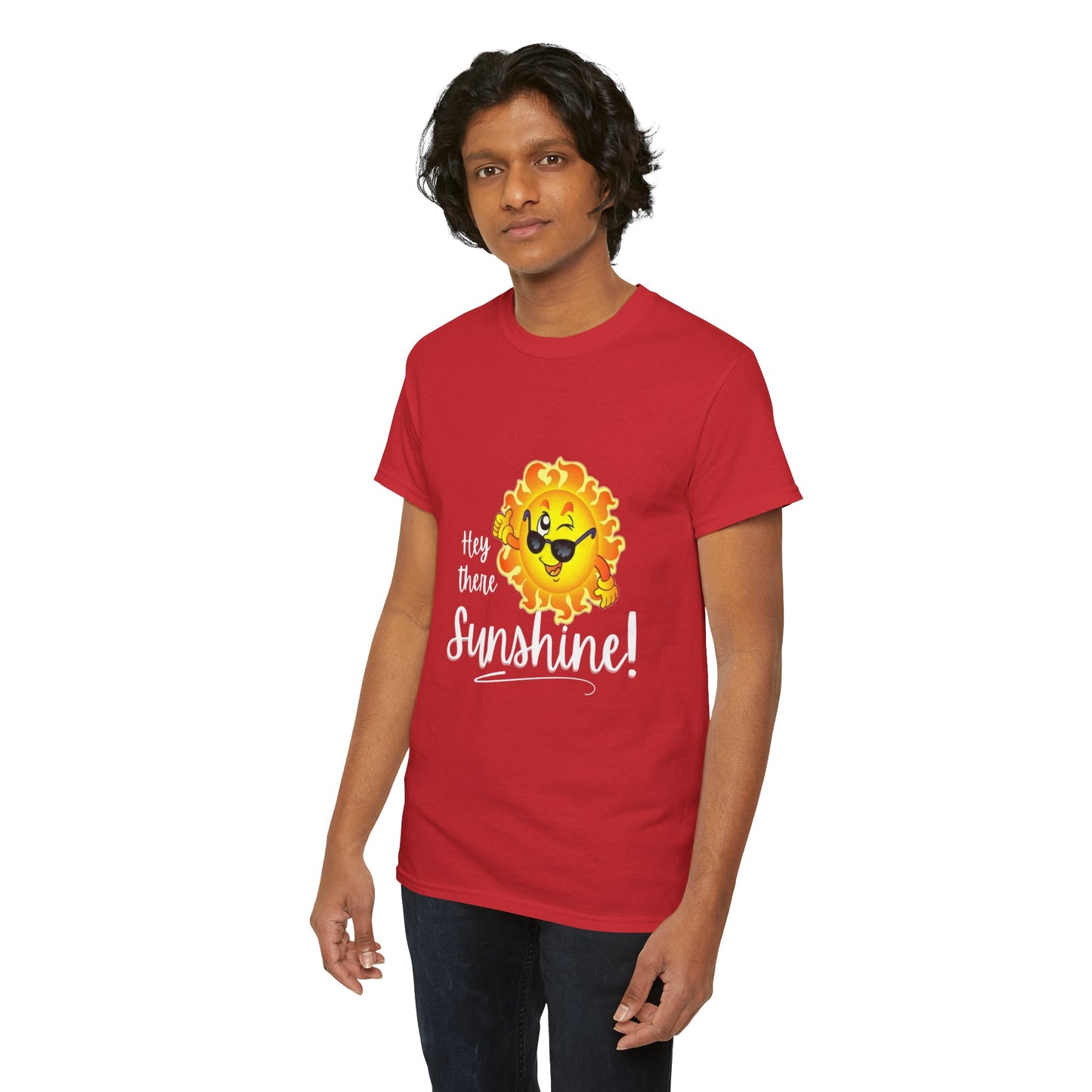 Hey Sunshine Unisex Heavy Cotton Tee