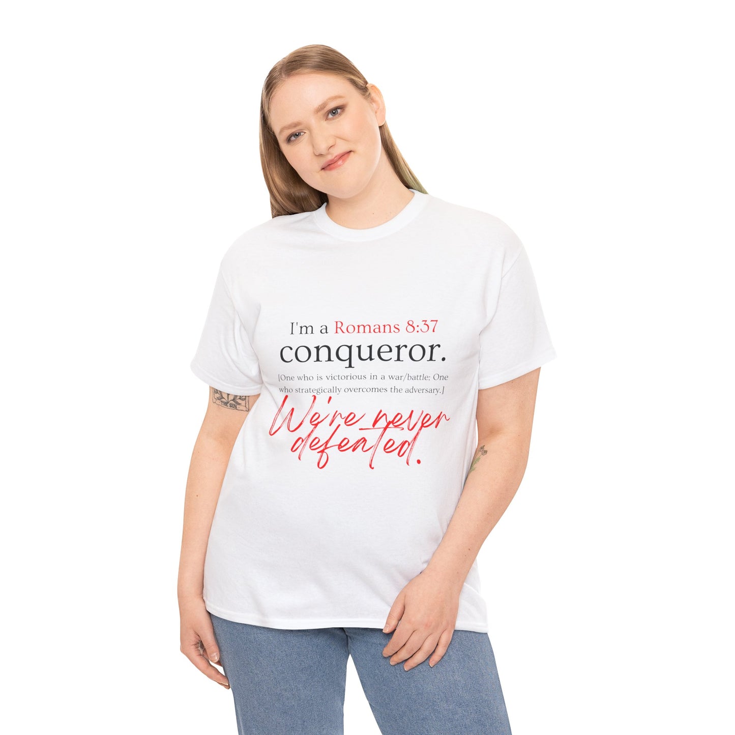 More than a Conqueror Unisex Heavy Cotton Tee