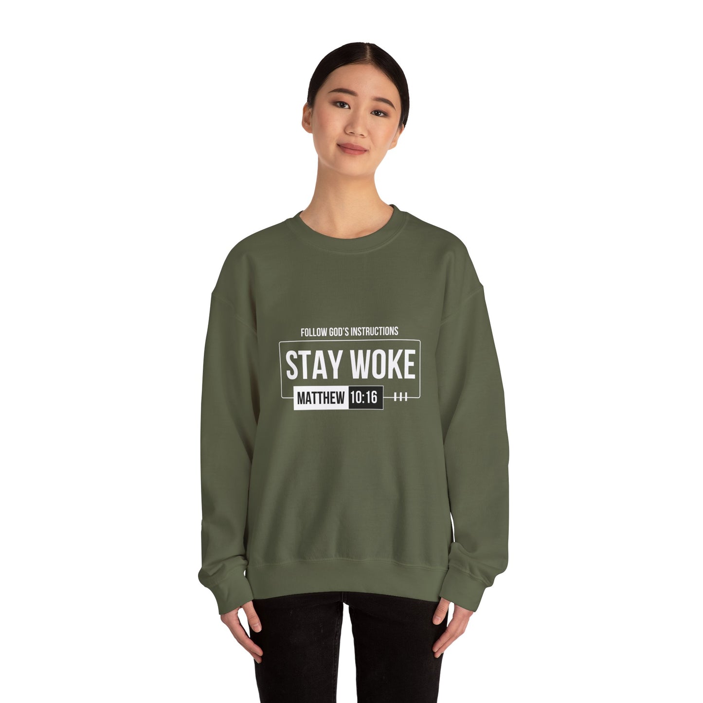 Stay Woke 1 Unisex Heavy Blend™ Crewneck Sweatshirt