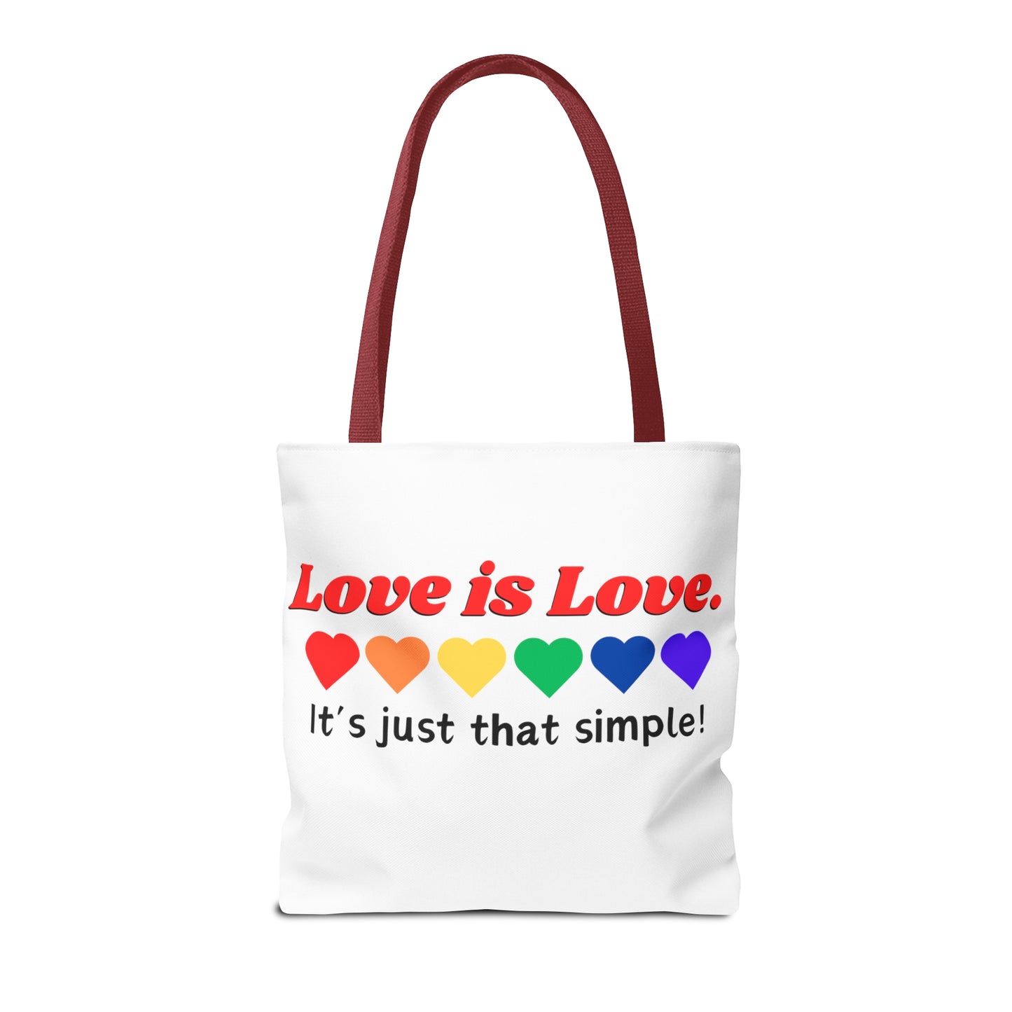 Love is Love Tote Bag (AOP)