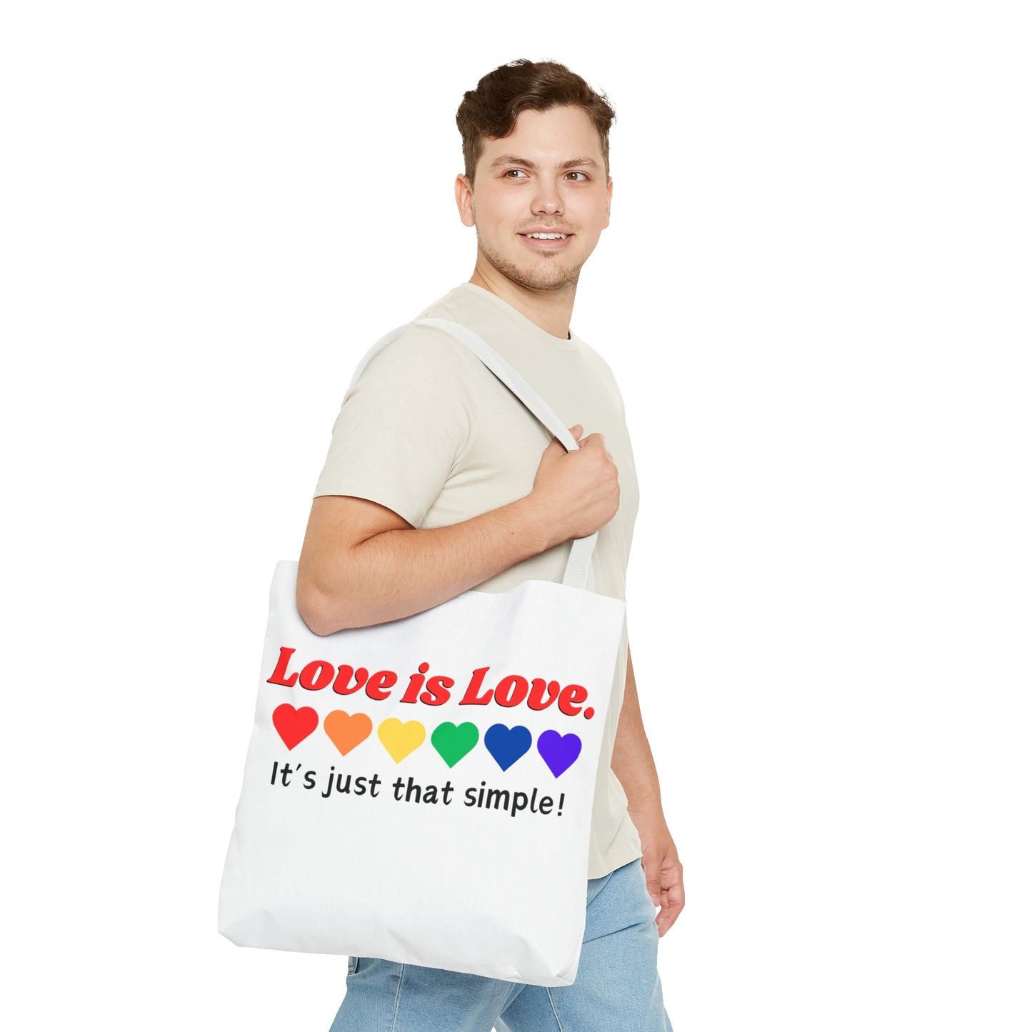 Love is Love Tote Bag (AOP)