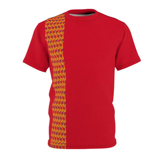 Kente print Unisex Cut & Sew Tee (AOP)