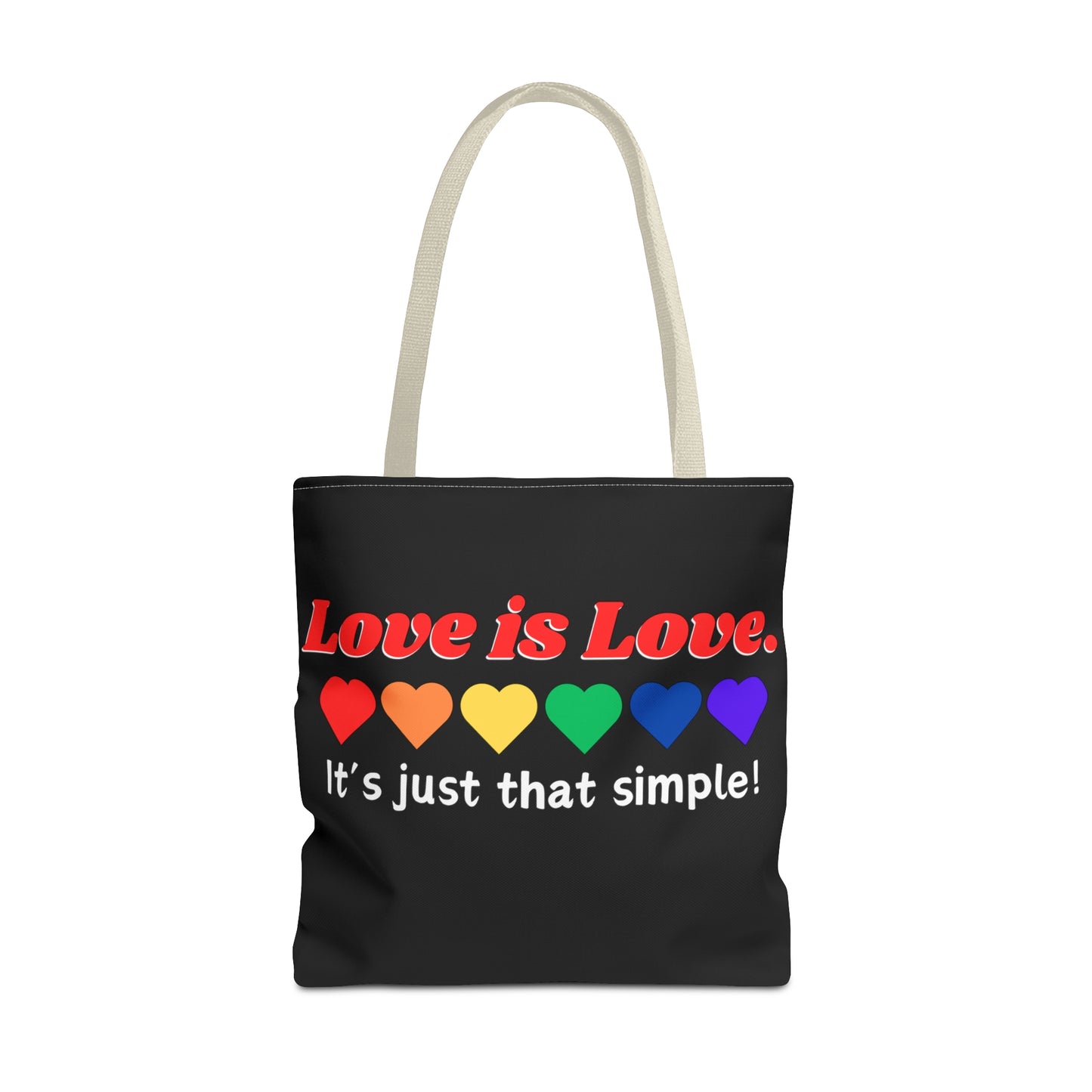 Love is Love Tote Bag (AOP)