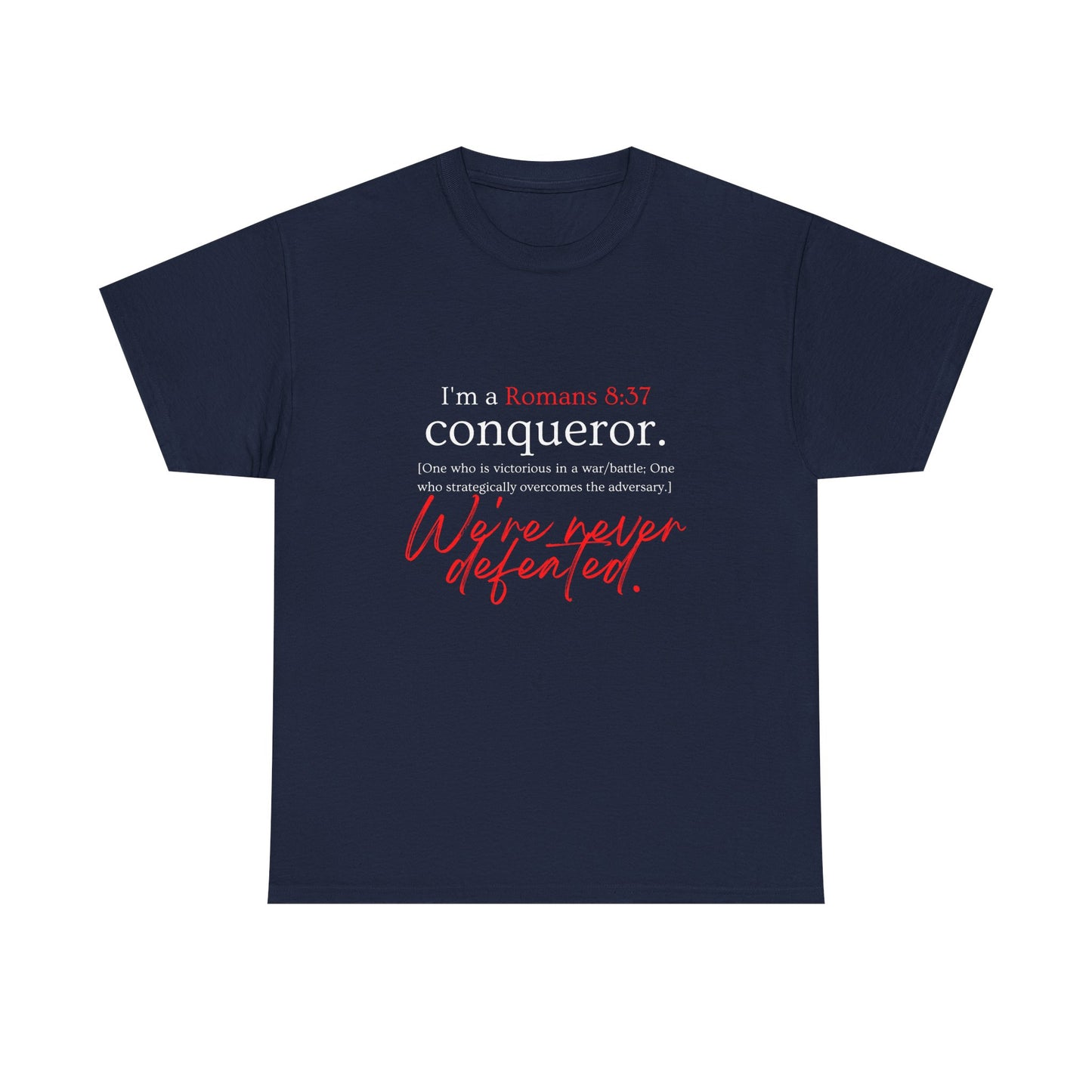 More than a Conqueror Unisex Heavy Cotton Tee