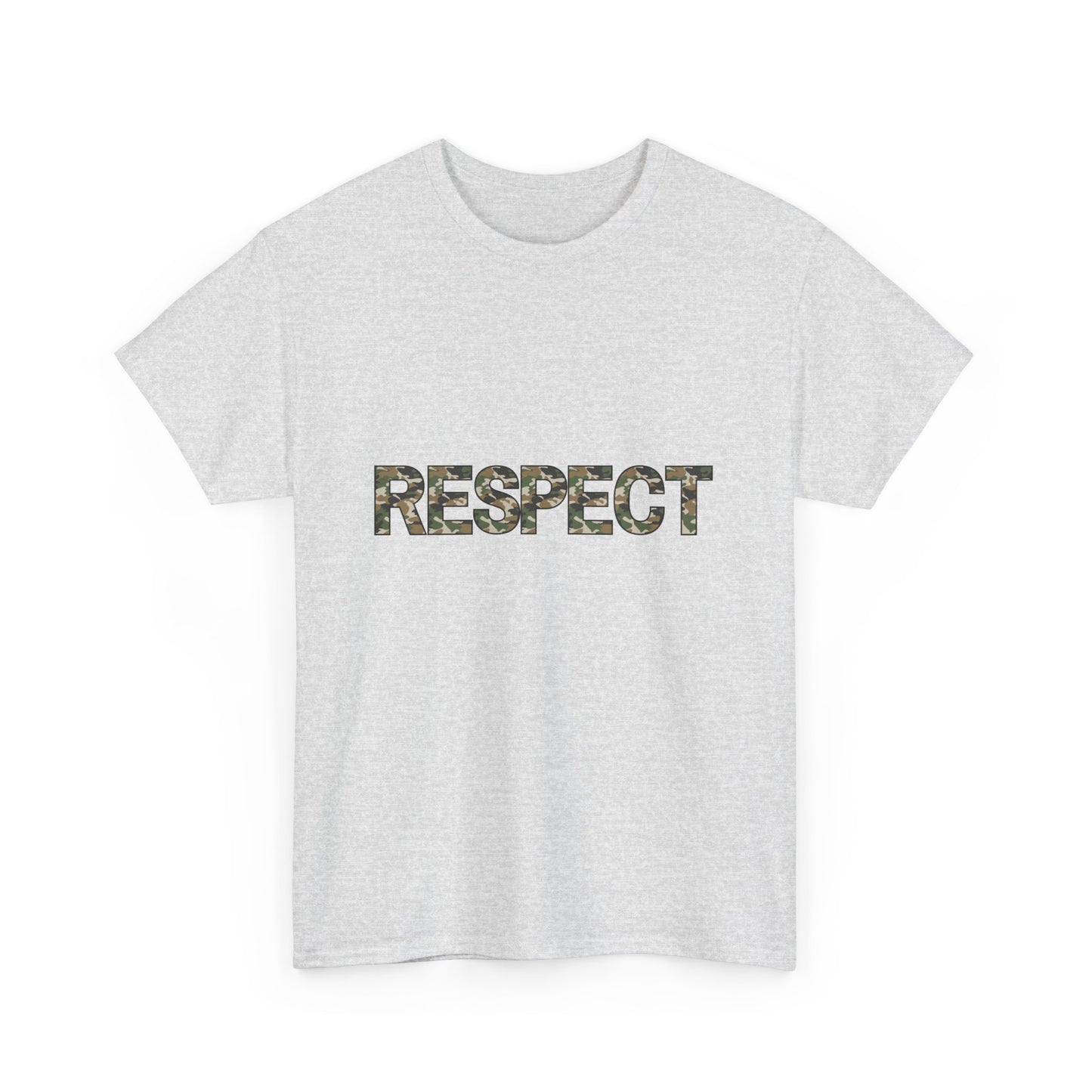 Unisex Heavy Cotton Tee - Camo Respect T-Shirt
