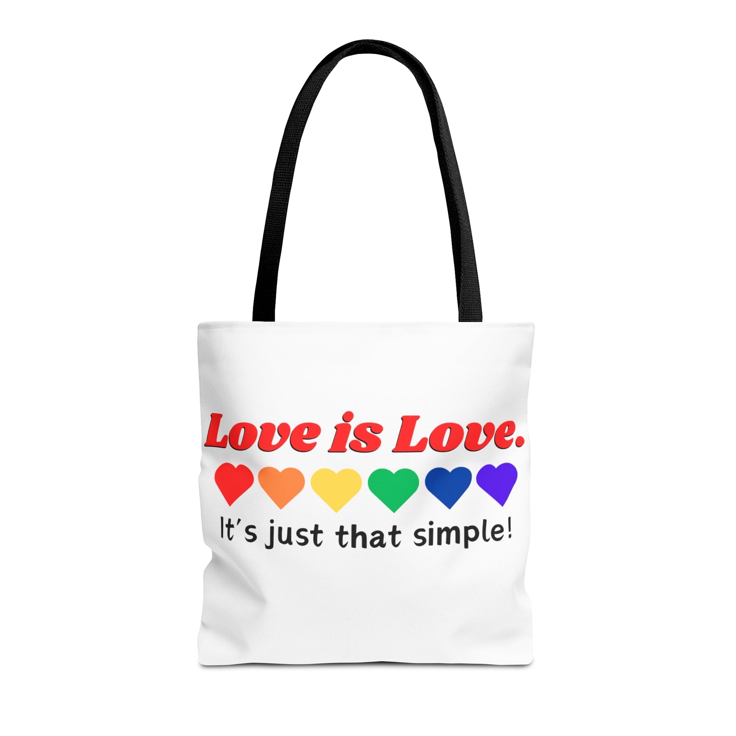 Love is Love Tote Bag (AOP)