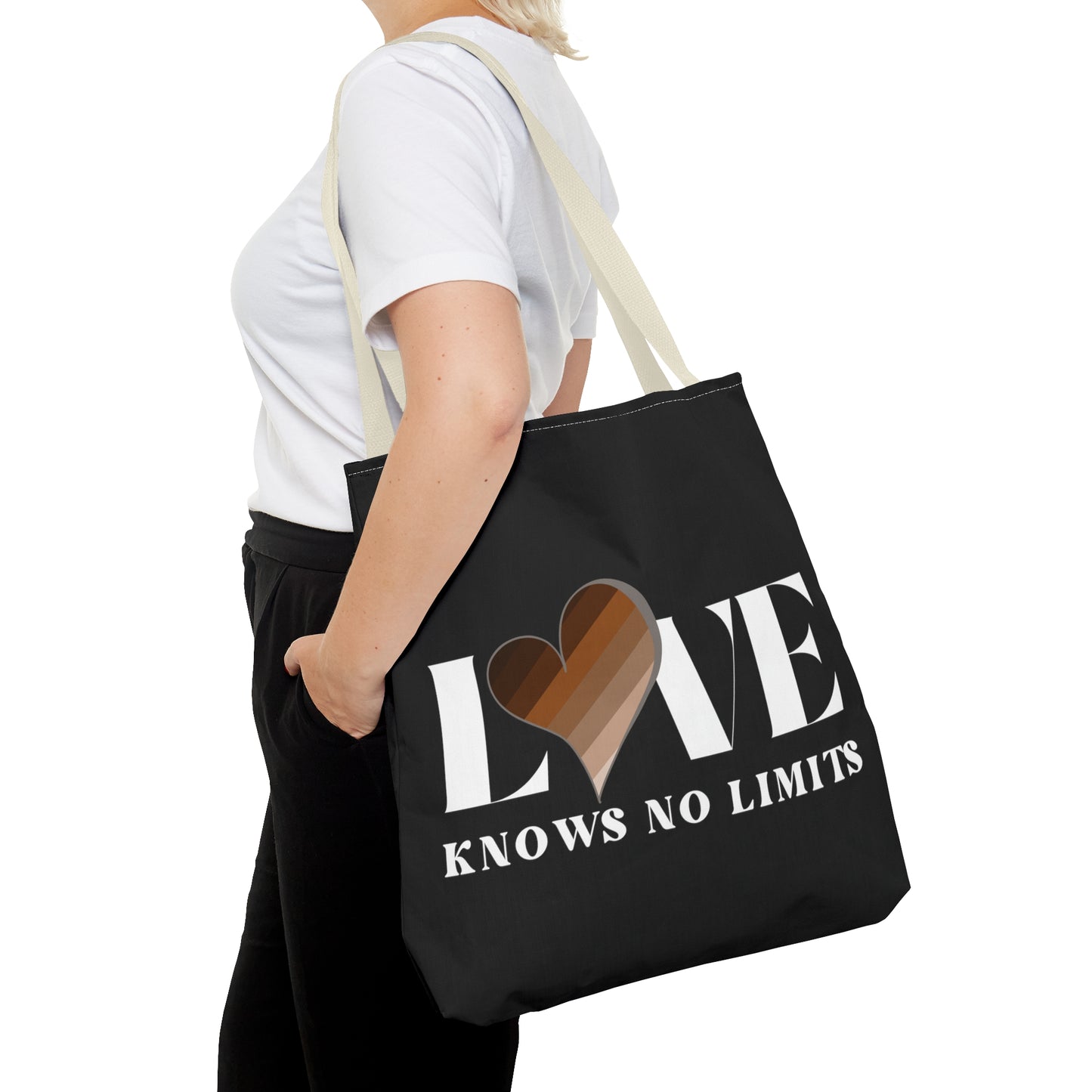 Love Knows No Limits Tote Bag (AOP)