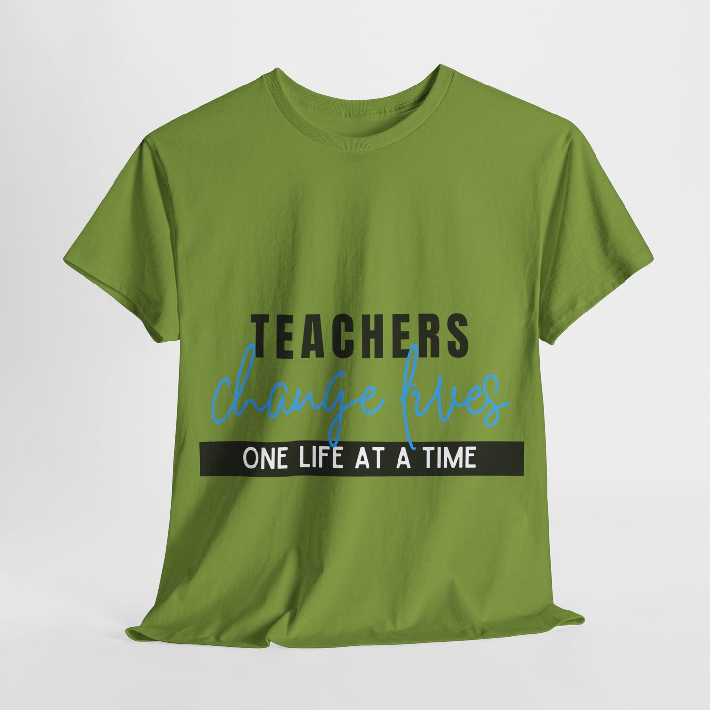 Teachers Change Lives Unisex Heavy Cotton Tee