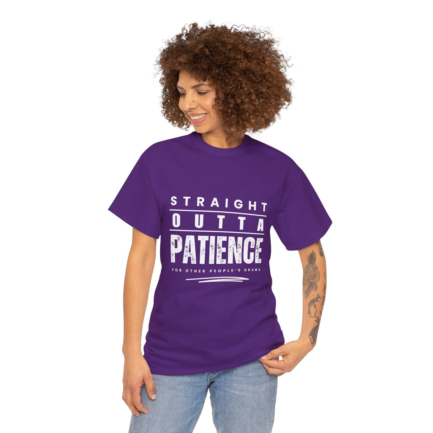 Outta Patience Unisex Heavy Cotton Tee