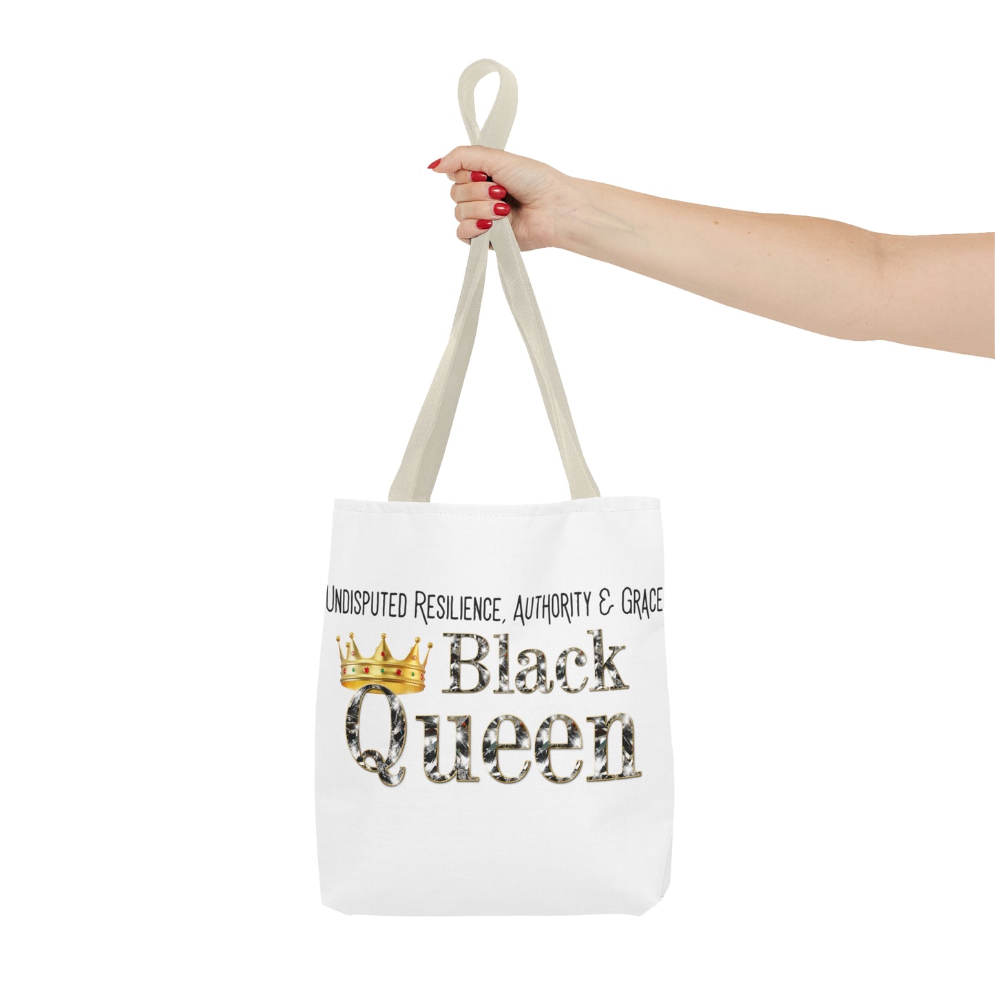 Black Queen Tote Bag (AOP)