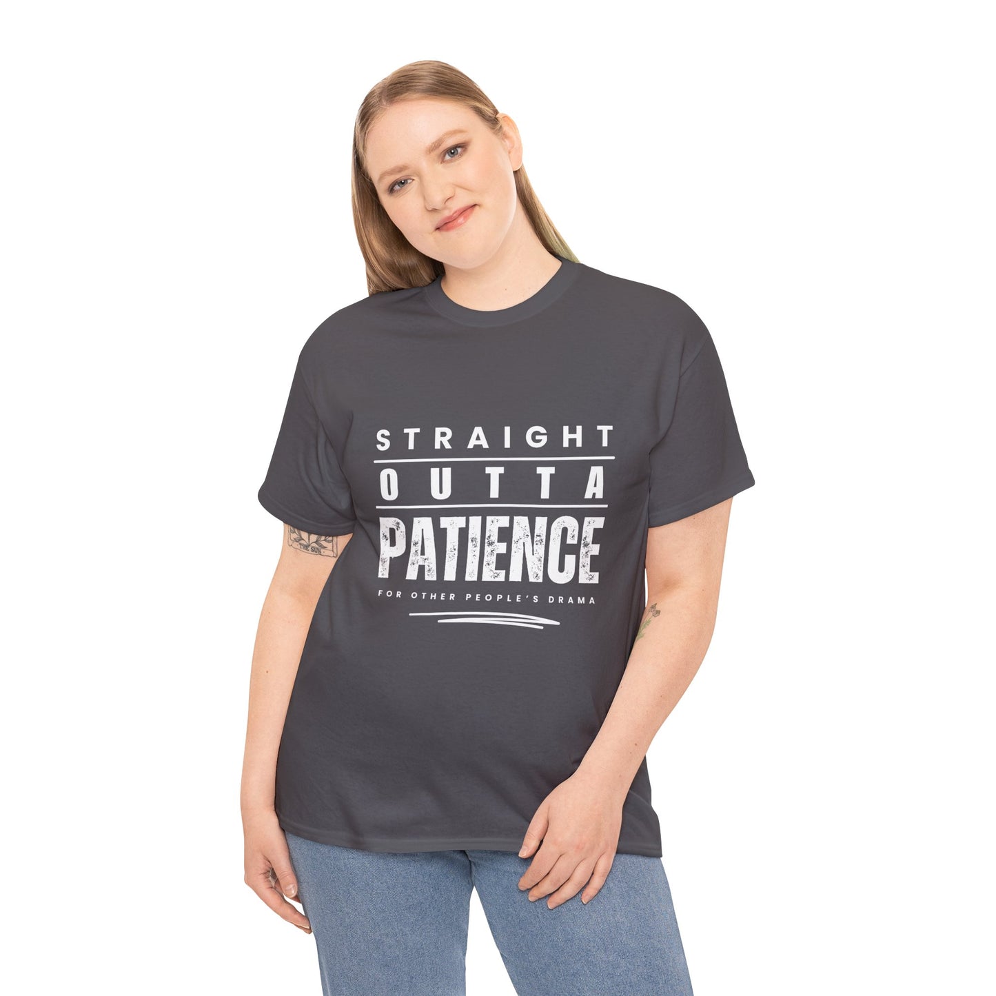 Outta Patience Unisex Heavy Cotton Tee