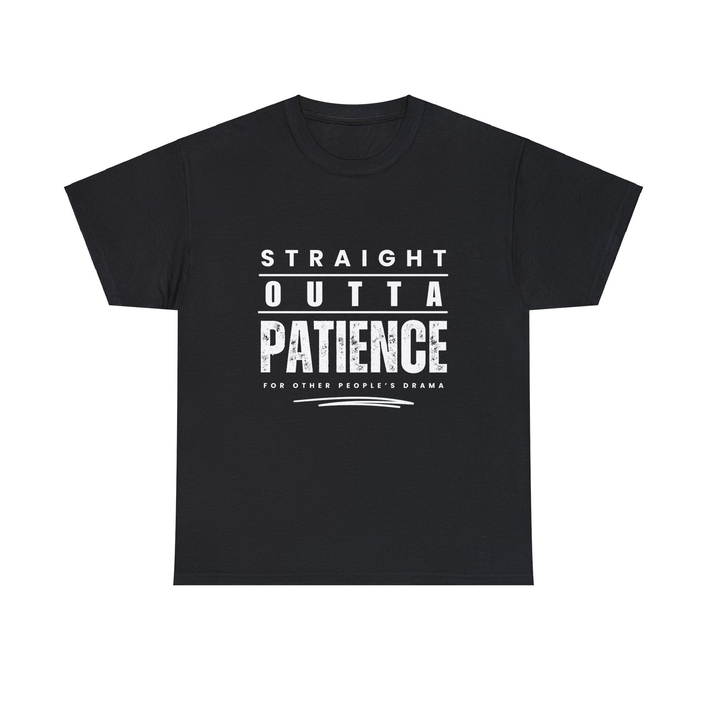 Outta Patience Unisex Heavy Cotton Tee