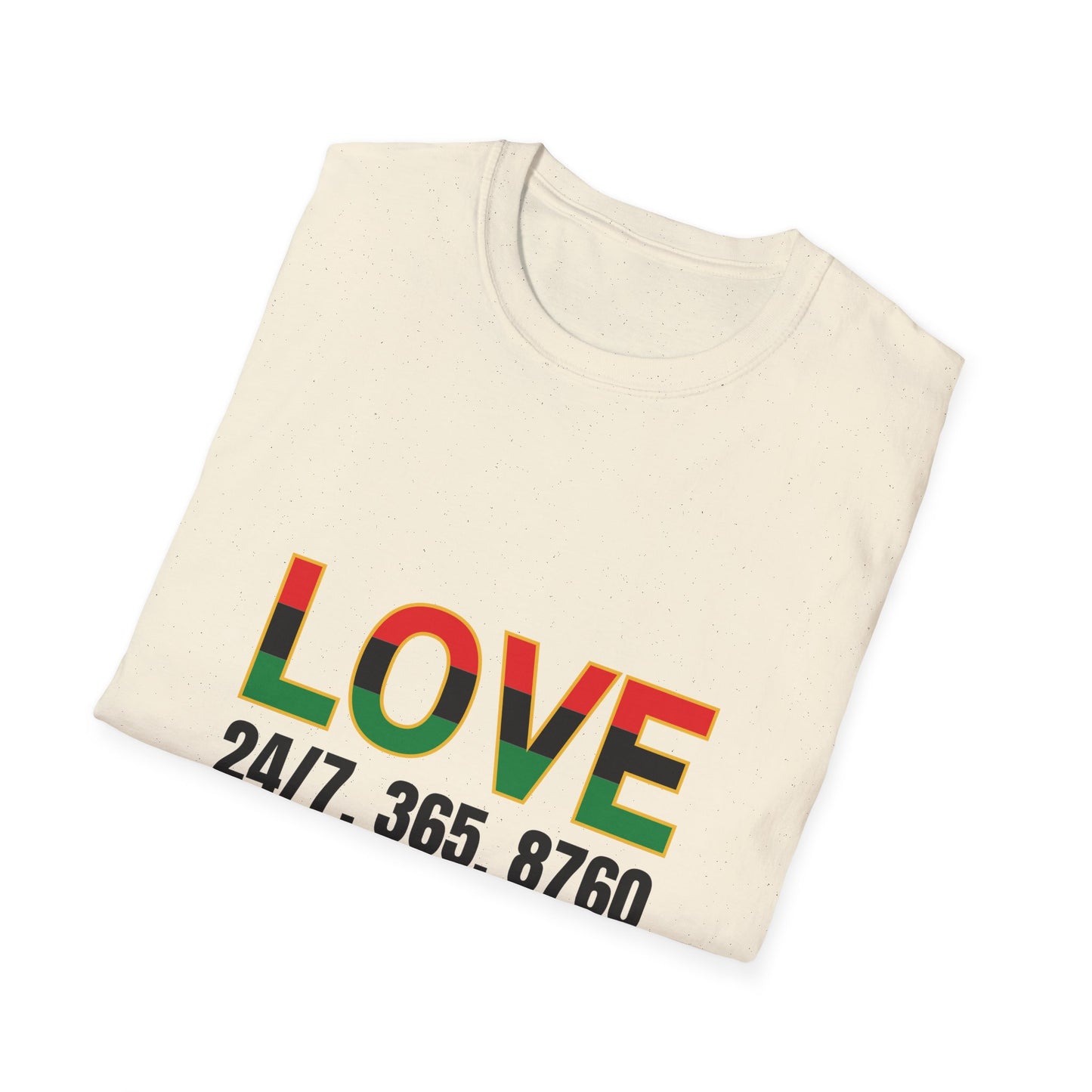Love All Year Unisex Softstyle T-Shirt | Casual Wear, Gift for Her, Gift for Him, Love Shirt, Everyday Outfit