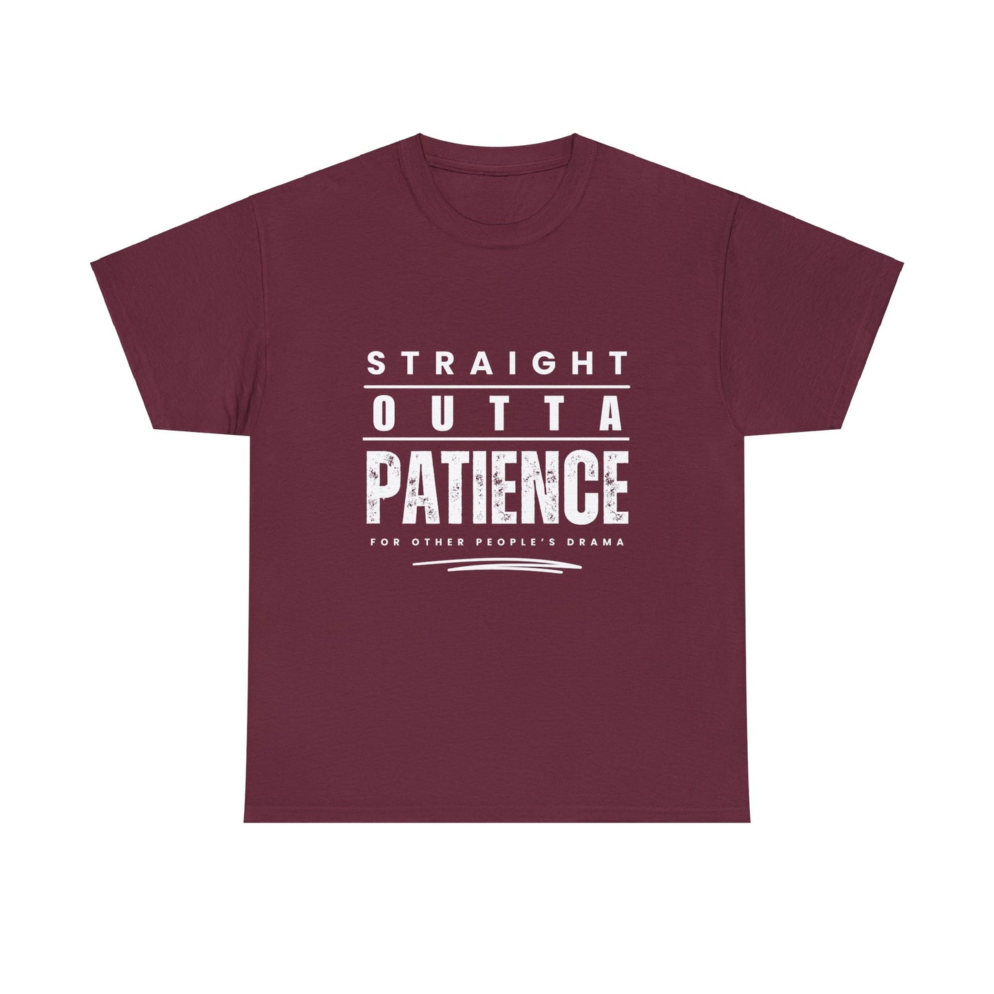 Outta Patience Unisex Heavy Cotton Tee