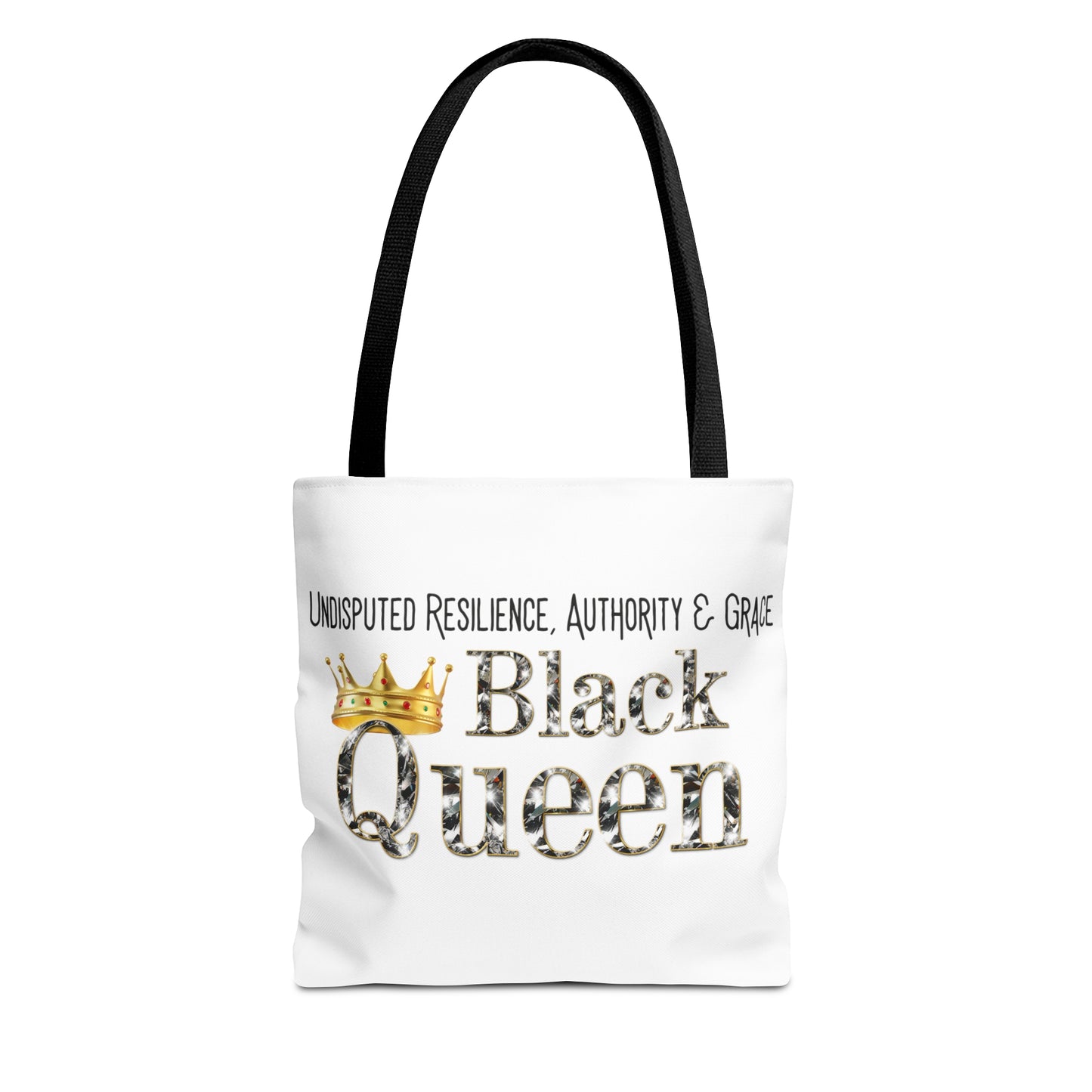 Black Queen Tote Bag (AOP)