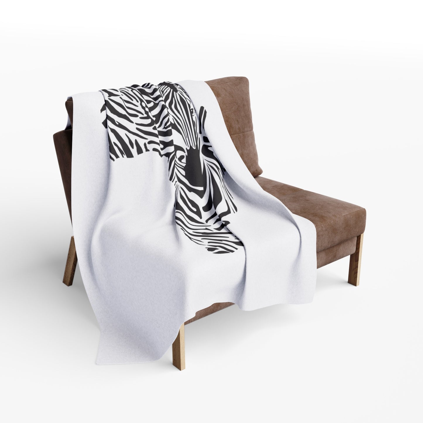 African Zebra Print Arctic Fleece Blanket