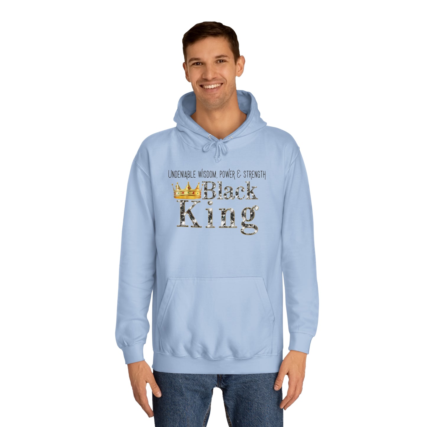 Black Royalty Unisex College Hoodie