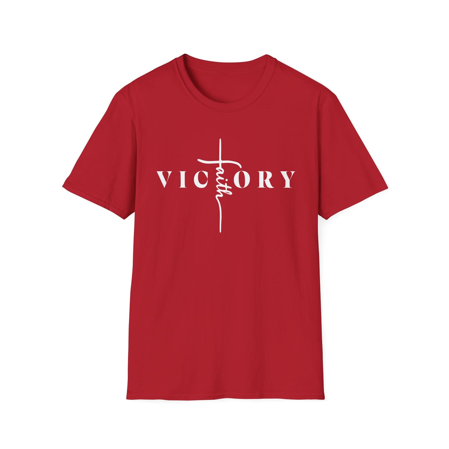Faith & Victory Unisex Softstyle T-Shirt - Spiritual Inspirational Tee