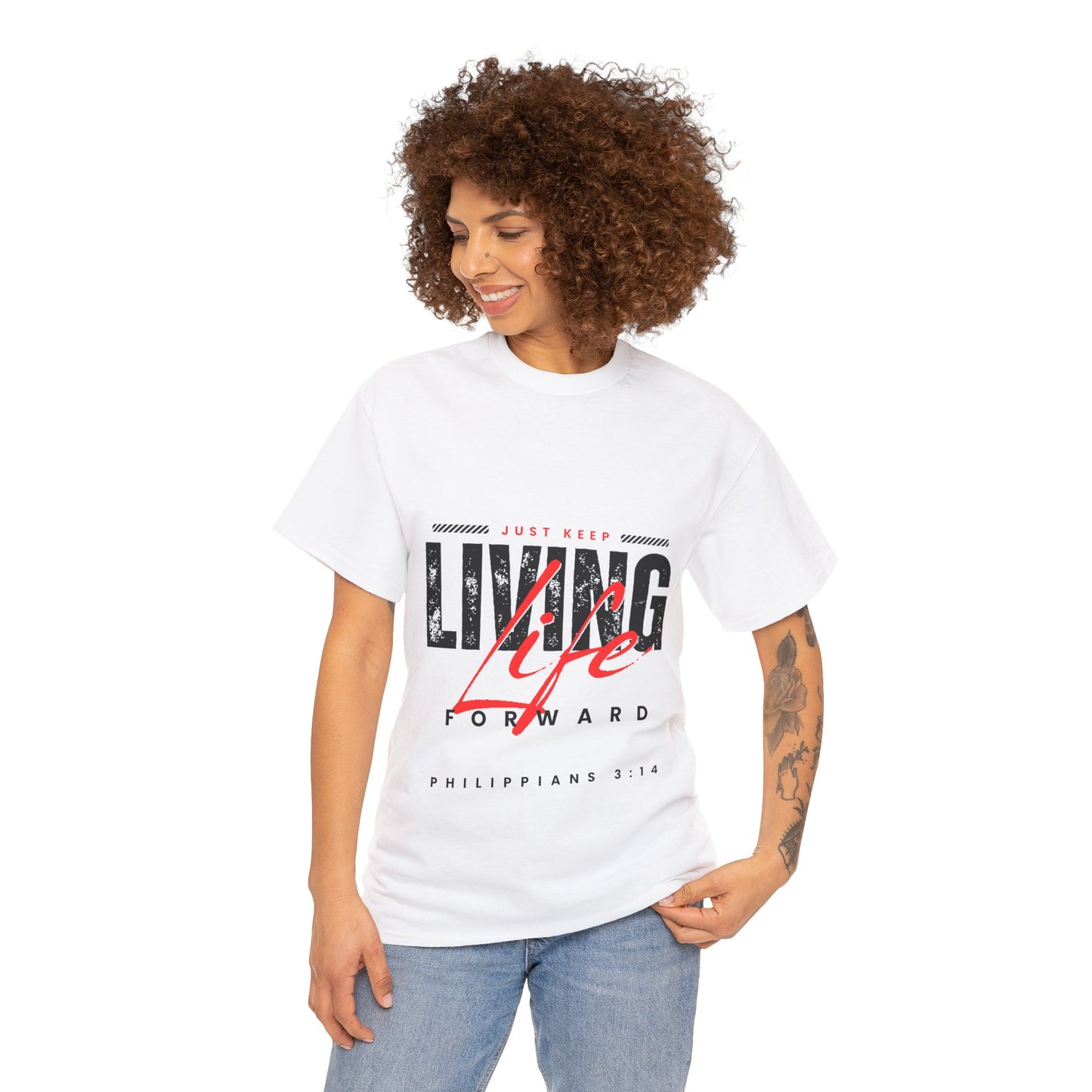 Living Life Forward Unisex Heavy Cotton Tee