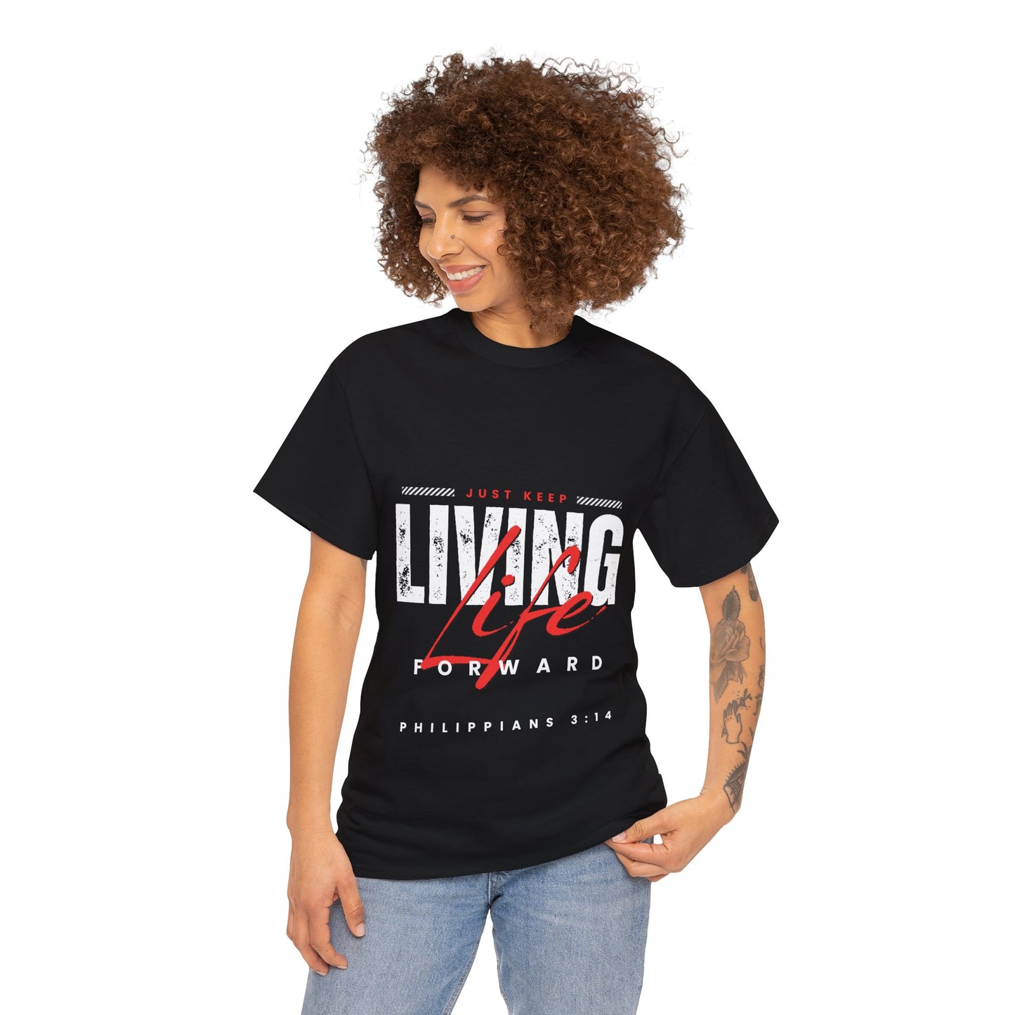 Living Life Forward Unisex Heavy Cotton Tee