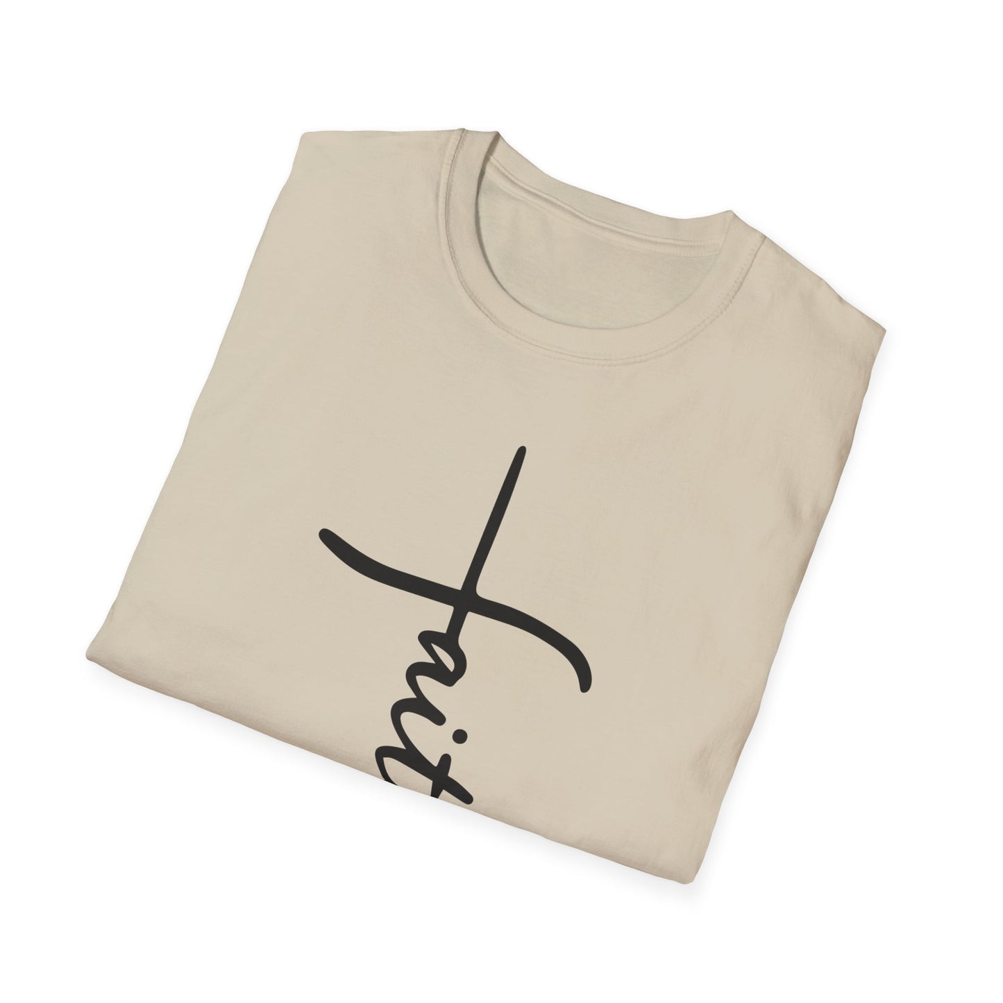 Faith Cross Unisex Softstyle T-Shirt