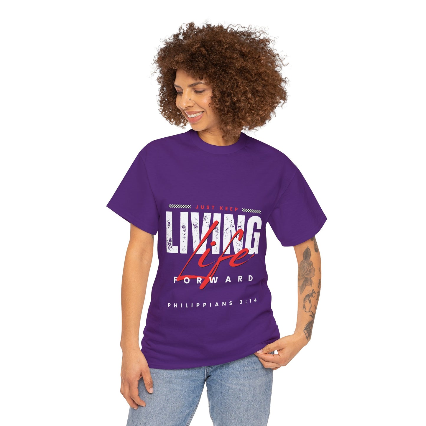 Living Life Forward Unisex Heavy Cotton Tee