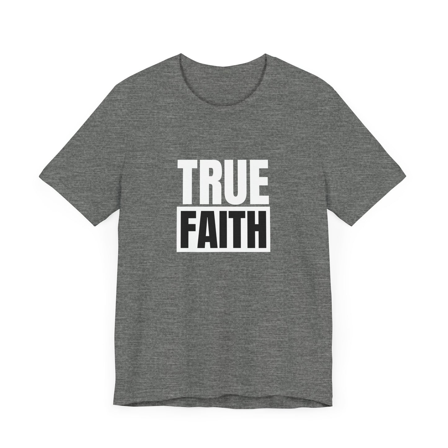 Faith Unisex Jersey Short Sleeve Tee - Inspirational T-Shirt for Everyday Wear