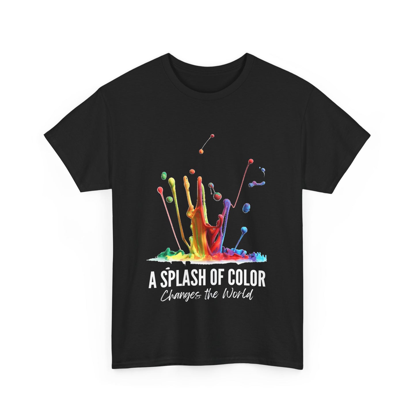 A Splash of Color Unisex Heavy Cotton Tee