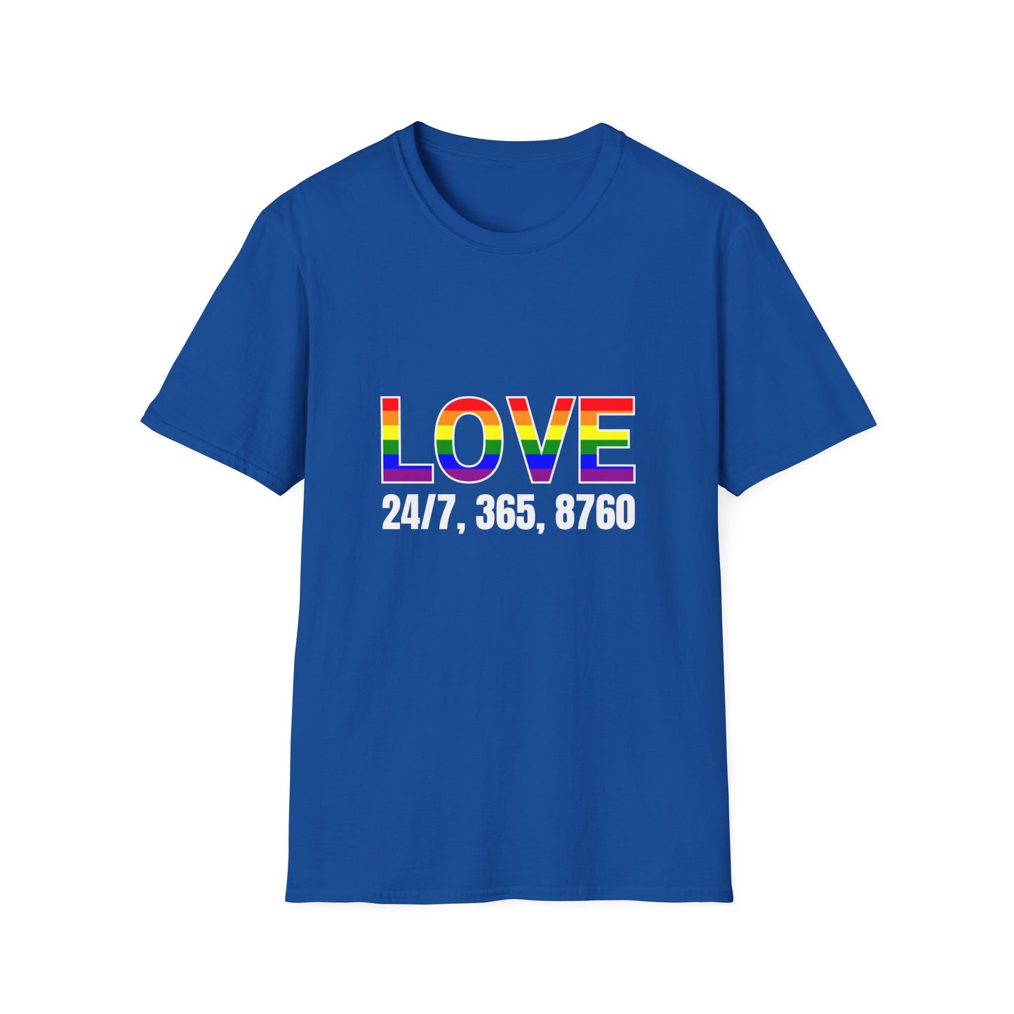 Unisex Love T-Shirt | Pride, LGBTQ+ Gift, Everyday Wear, Casual Fashion, Rainbow Tee