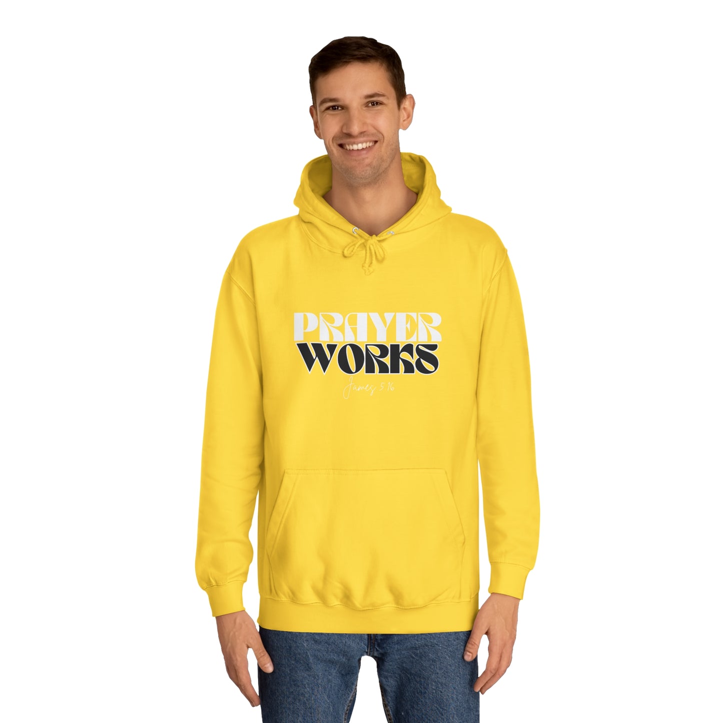 Prayer Works Unisex College Hoodie