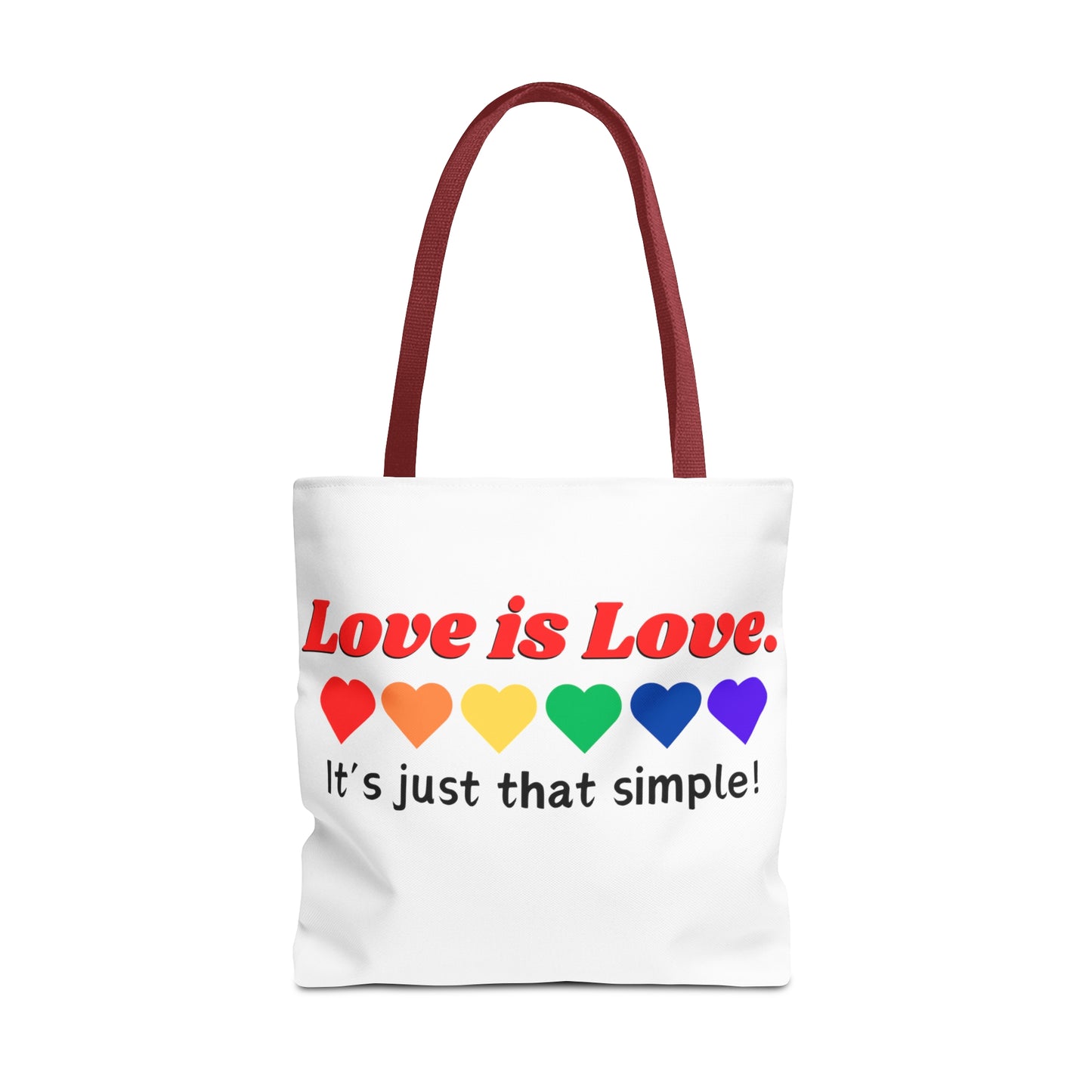 Love is Love Tote Bag (AOP)