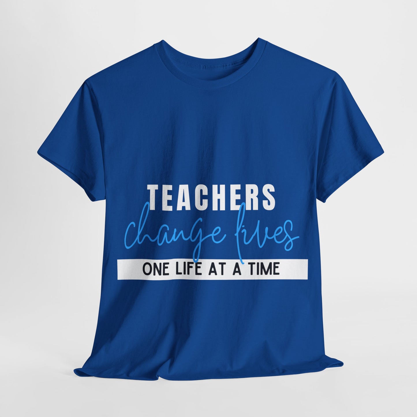 Teachers Change Lives Unisex Heavy Cotton Tee