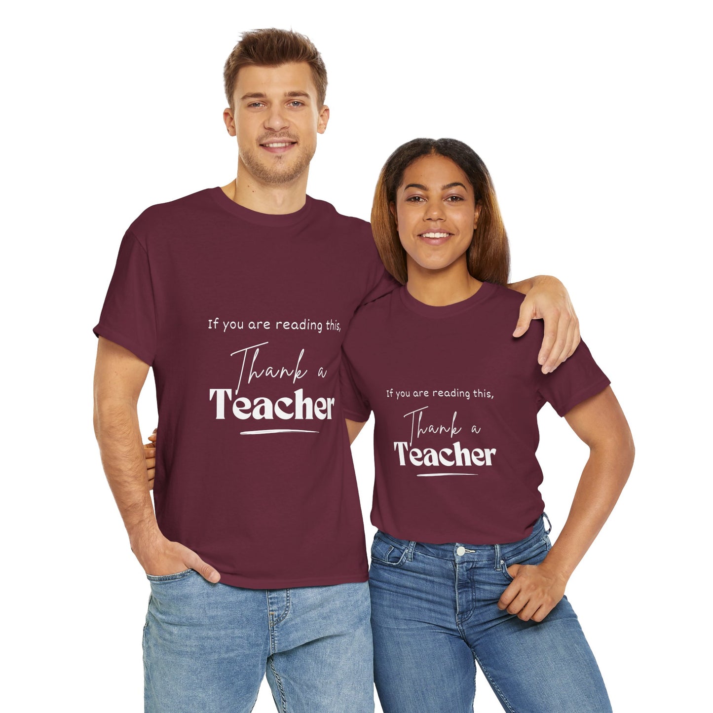 Teacher Series - Thank a Teacher Unisex Heavy Cotton Tee