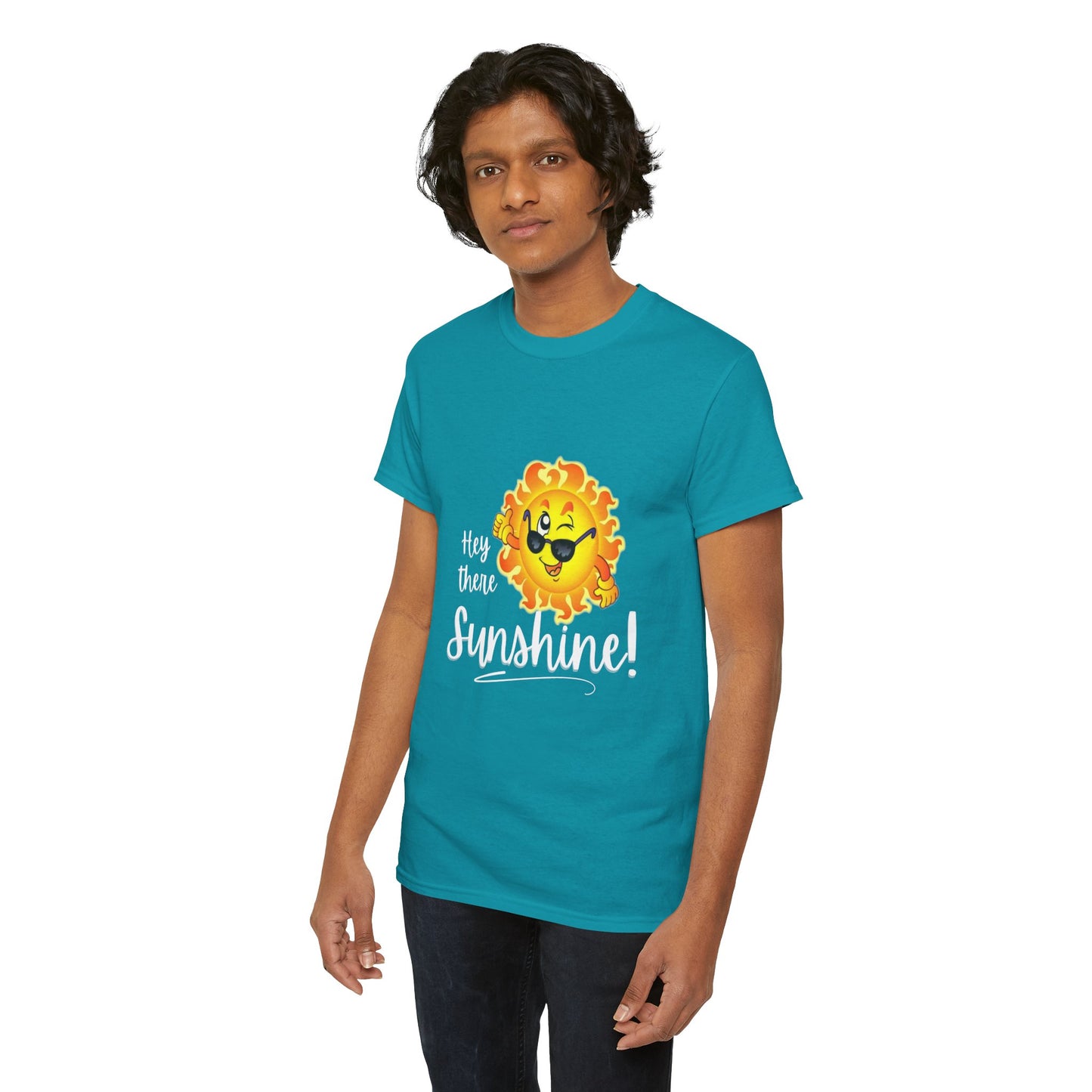 Hey Sunshine Unisex Heavy Cotton Tee