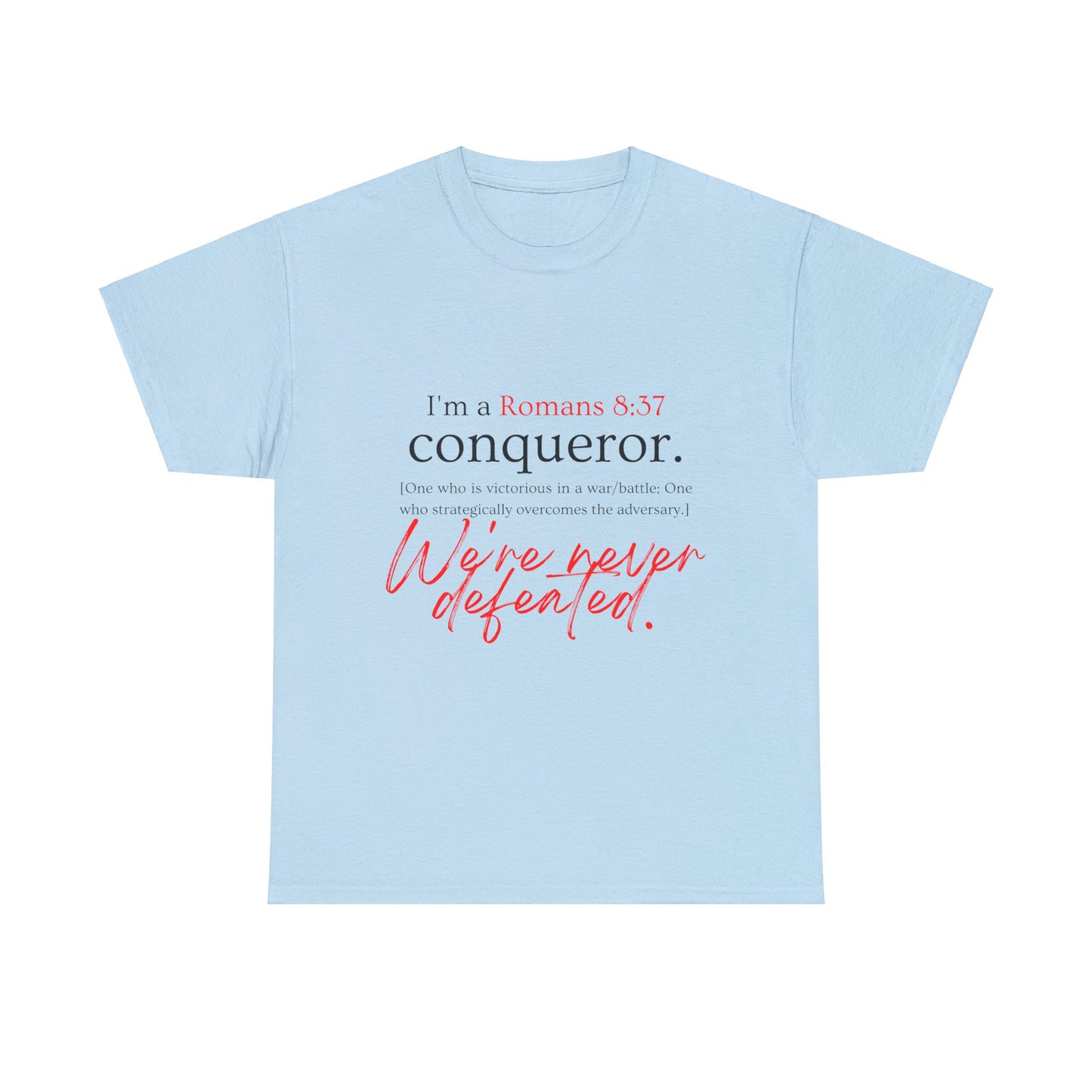 More than a Conqueror Unisex Heavy Cotton Tee